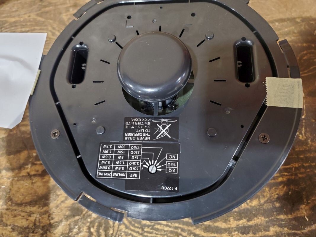 Toa Electronics F122CU2 5″ Full-Range 30W Ceiling Speaker – Sold Individually