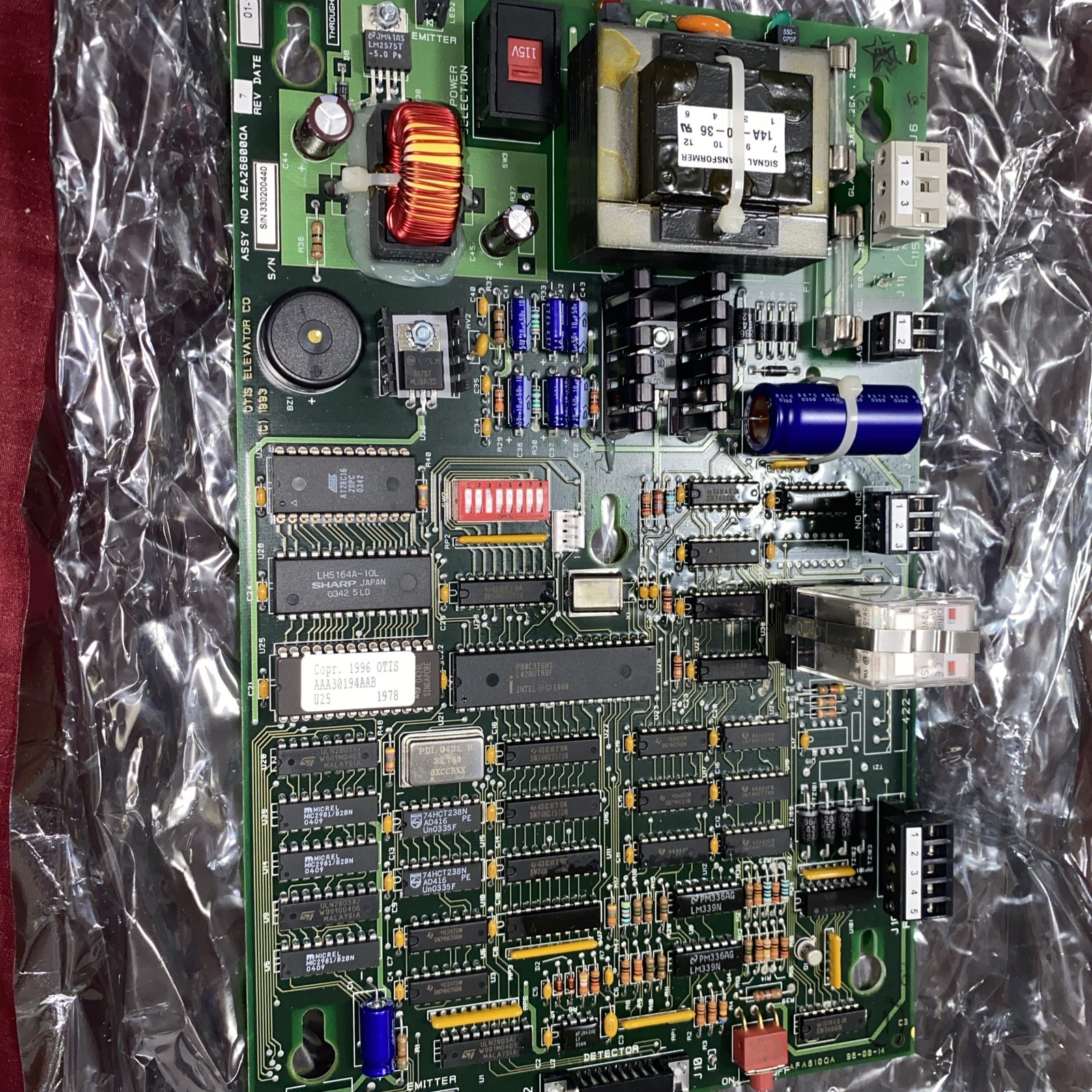 Elevator panel Otis Elevator Assembly No. ADA26800QA7
