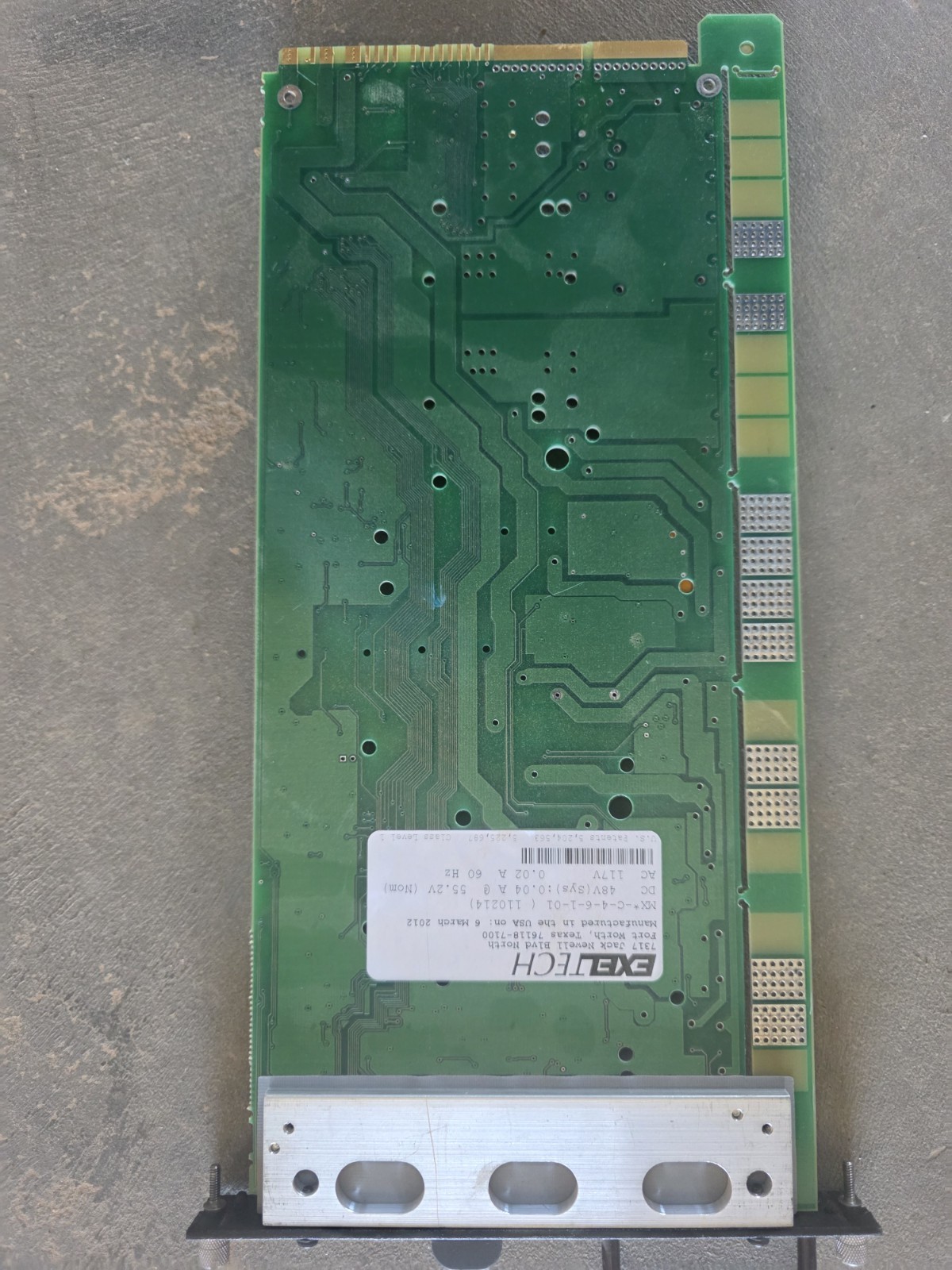 Exeltech MX-C-4-6-1-01 MX-C-4-6-1-01 PCB Control Card Circuit Board