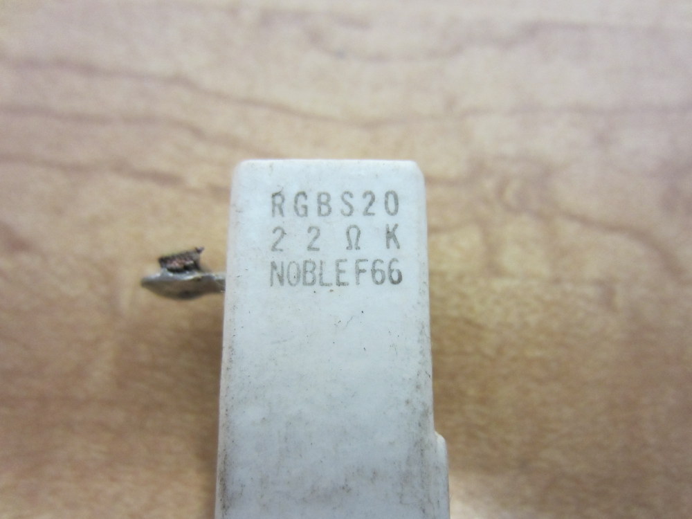 Noble RGBS20 Resistor 22ΩK