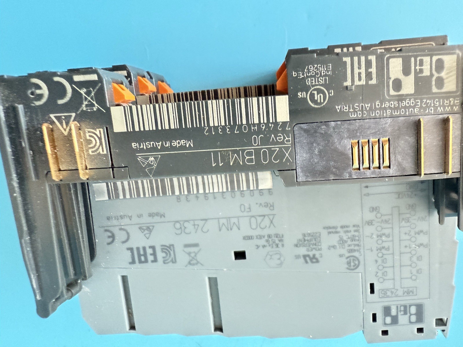 B&R X20 MM 2436 Module with X20 BM11 Base