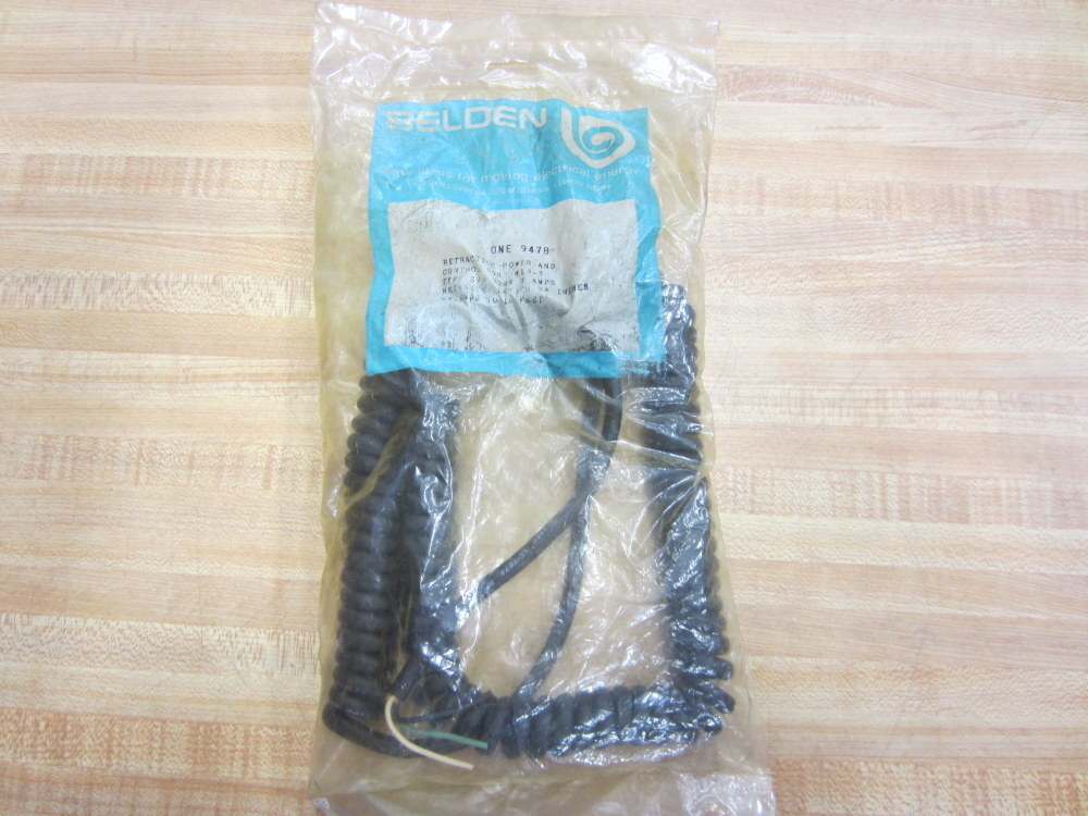 Belden 9478 Retractile Power And Control Cord 18-3 24″