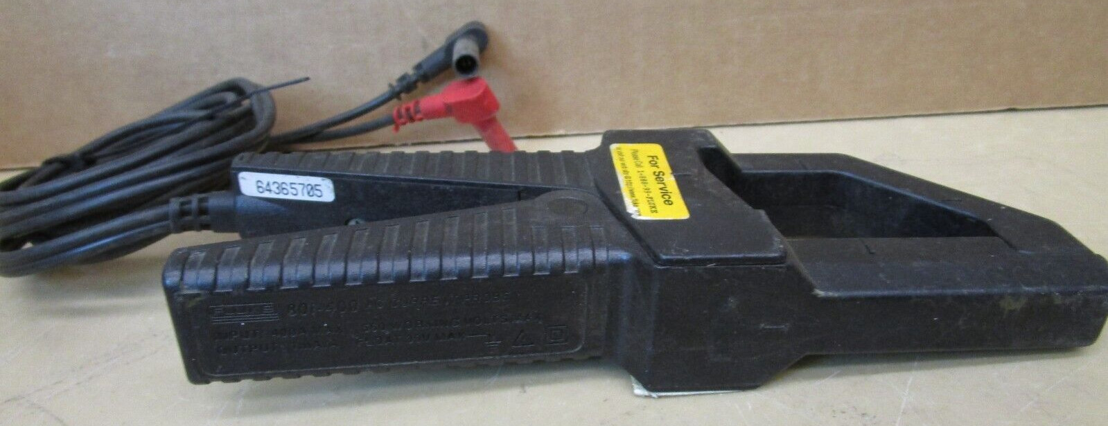 Fluke 80i-400 AC Current Probe 400A Max 660V Max 1mA/A 30V Max Float 1316OMF
