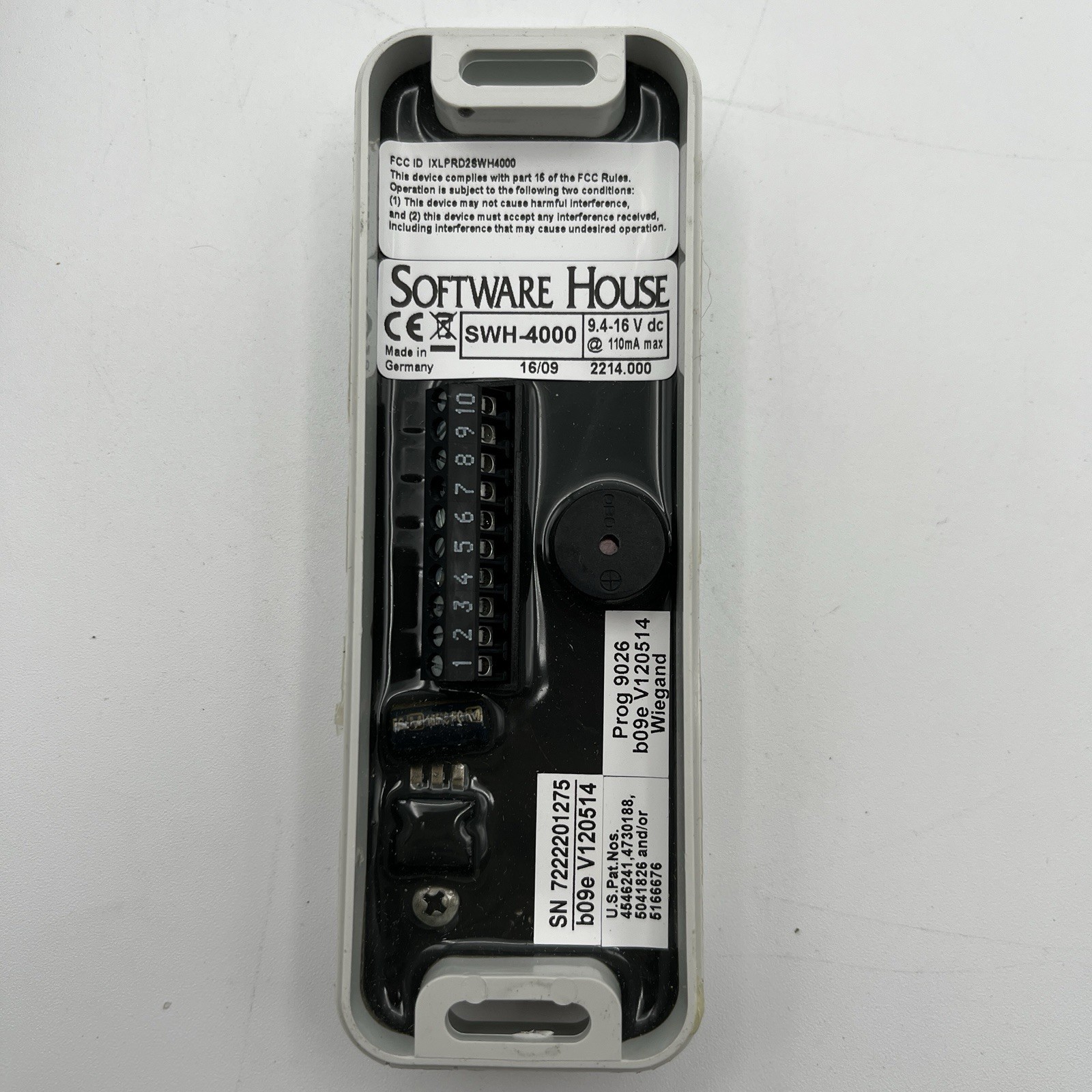BRAND NEW!! Software House Multi-Technology Wiegand Output Reader – 4000-C