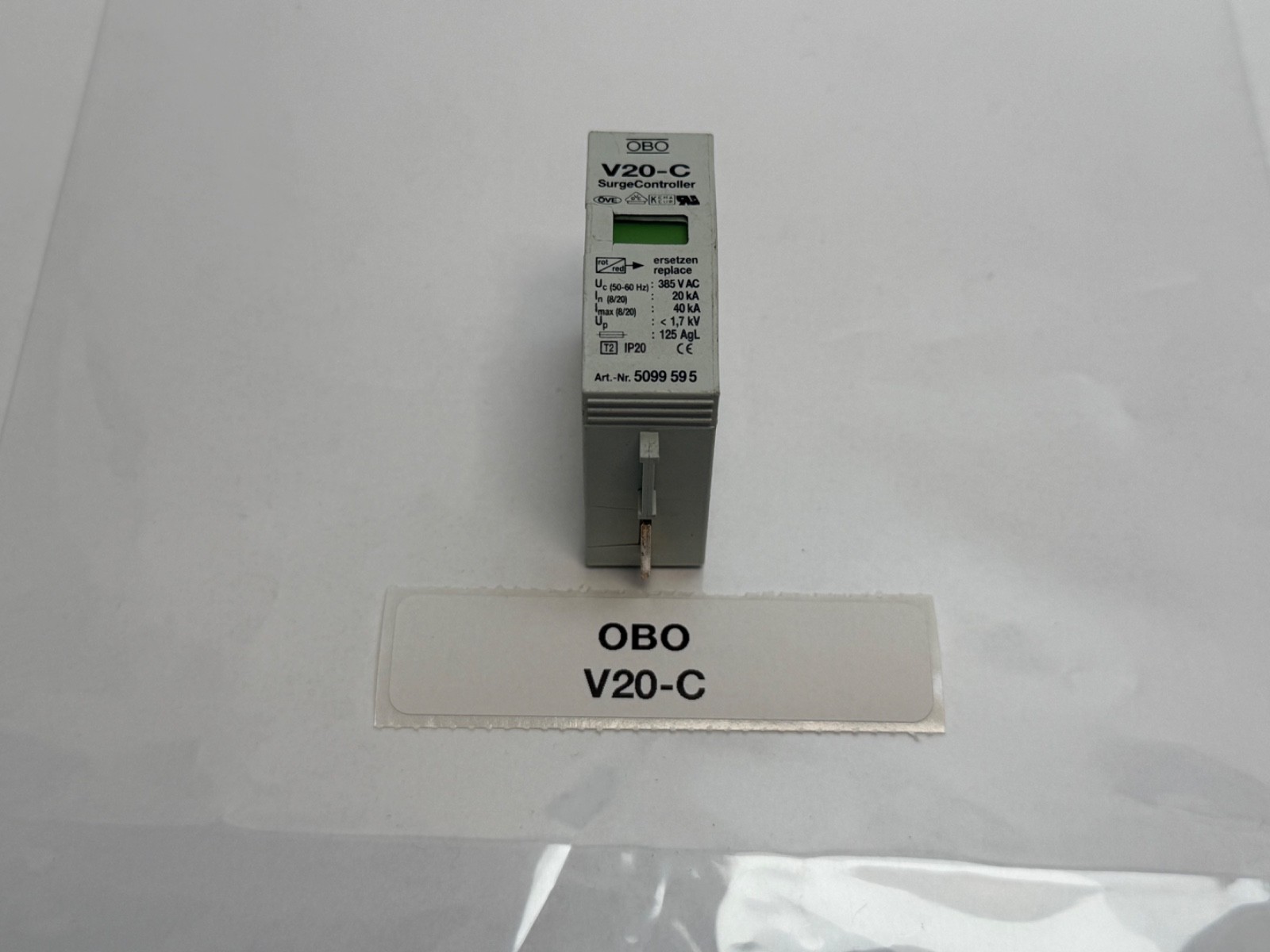 OBO V20-C Surge Protector Controller V20C