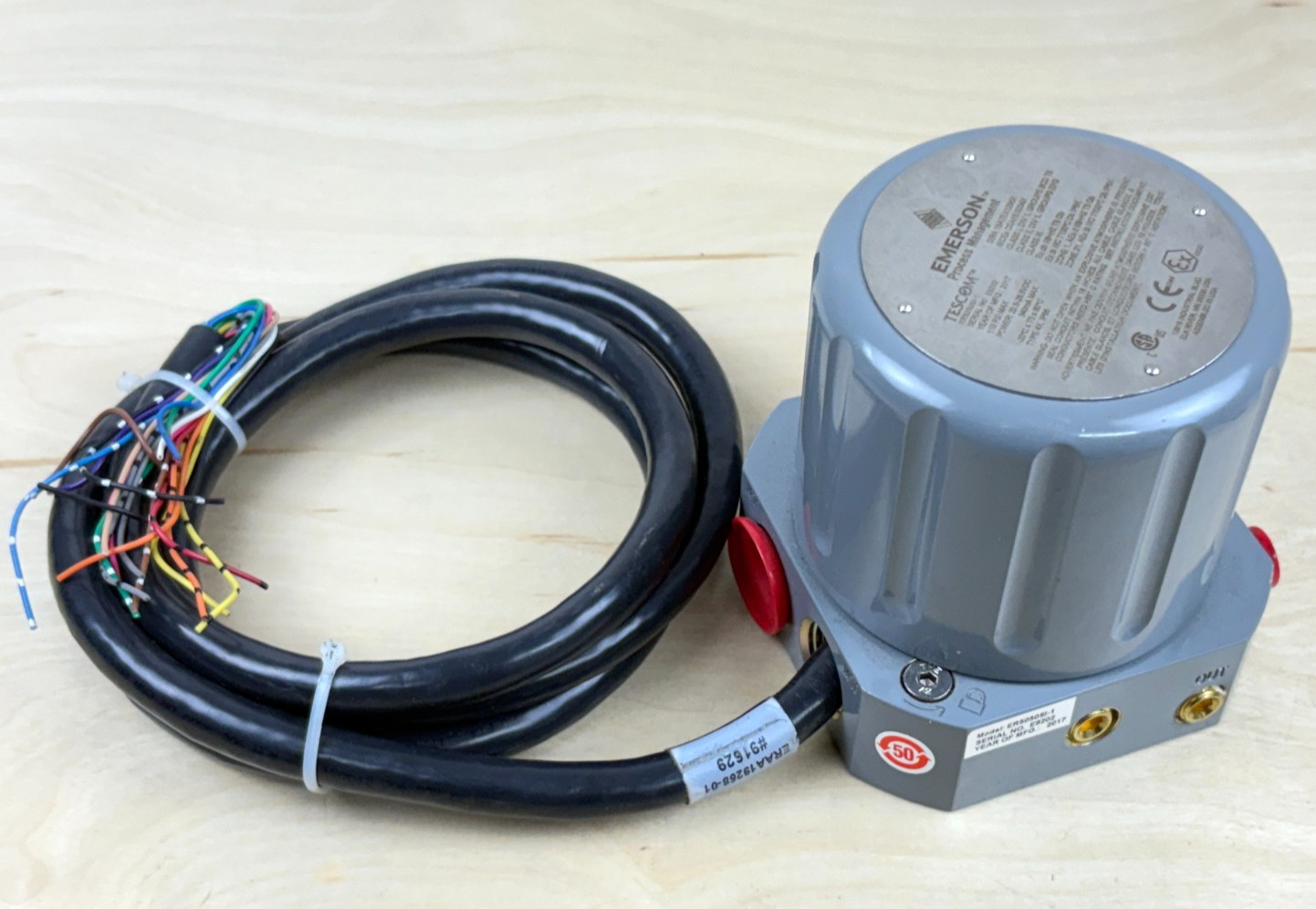 Emerson Tescom ER5050SI-1 Electropneumatic Actuator Controller, Series ER5000