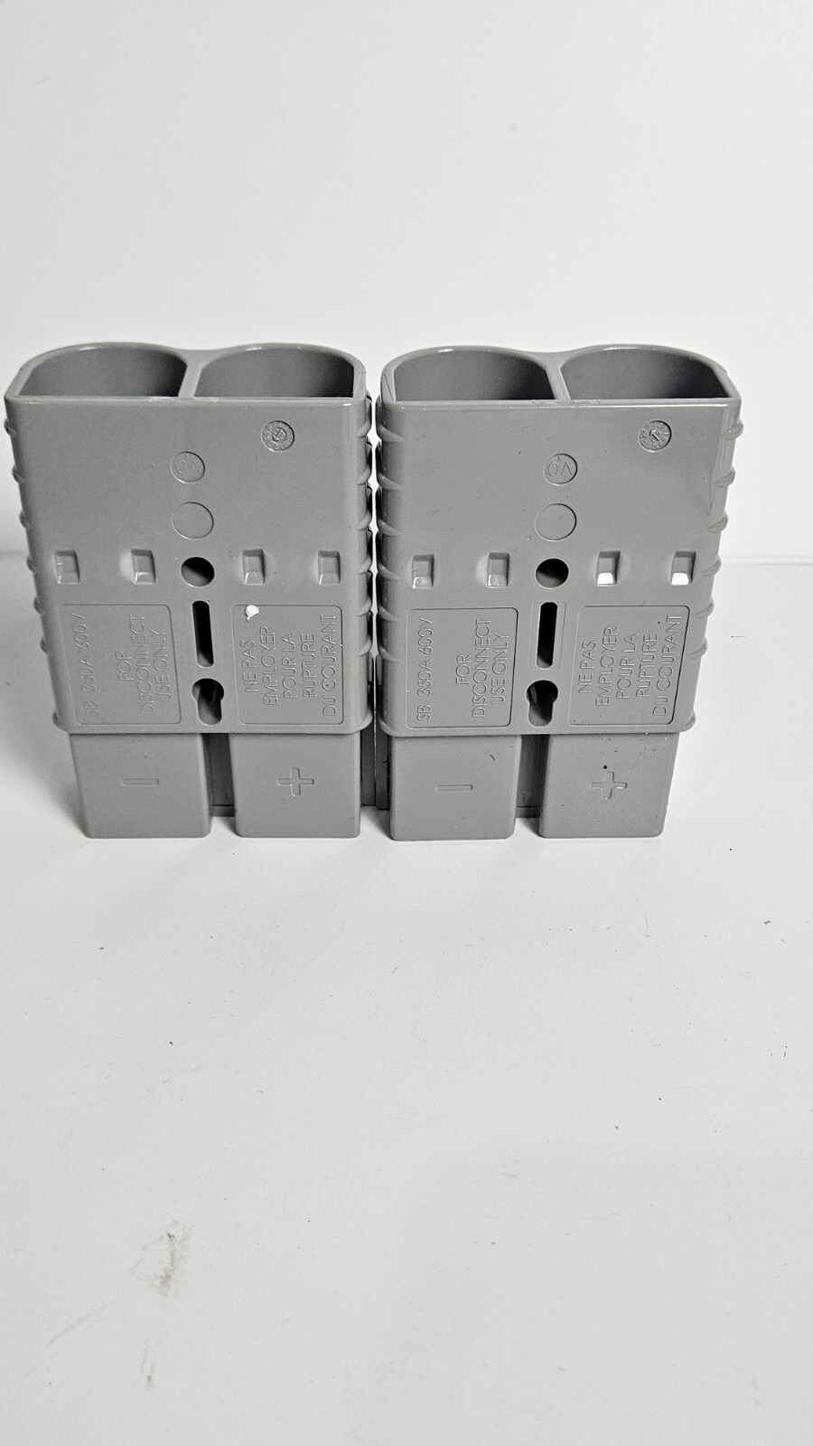 (2)-Anderson Power Products SB350 600V FOR DISCONNECT USE ONLY