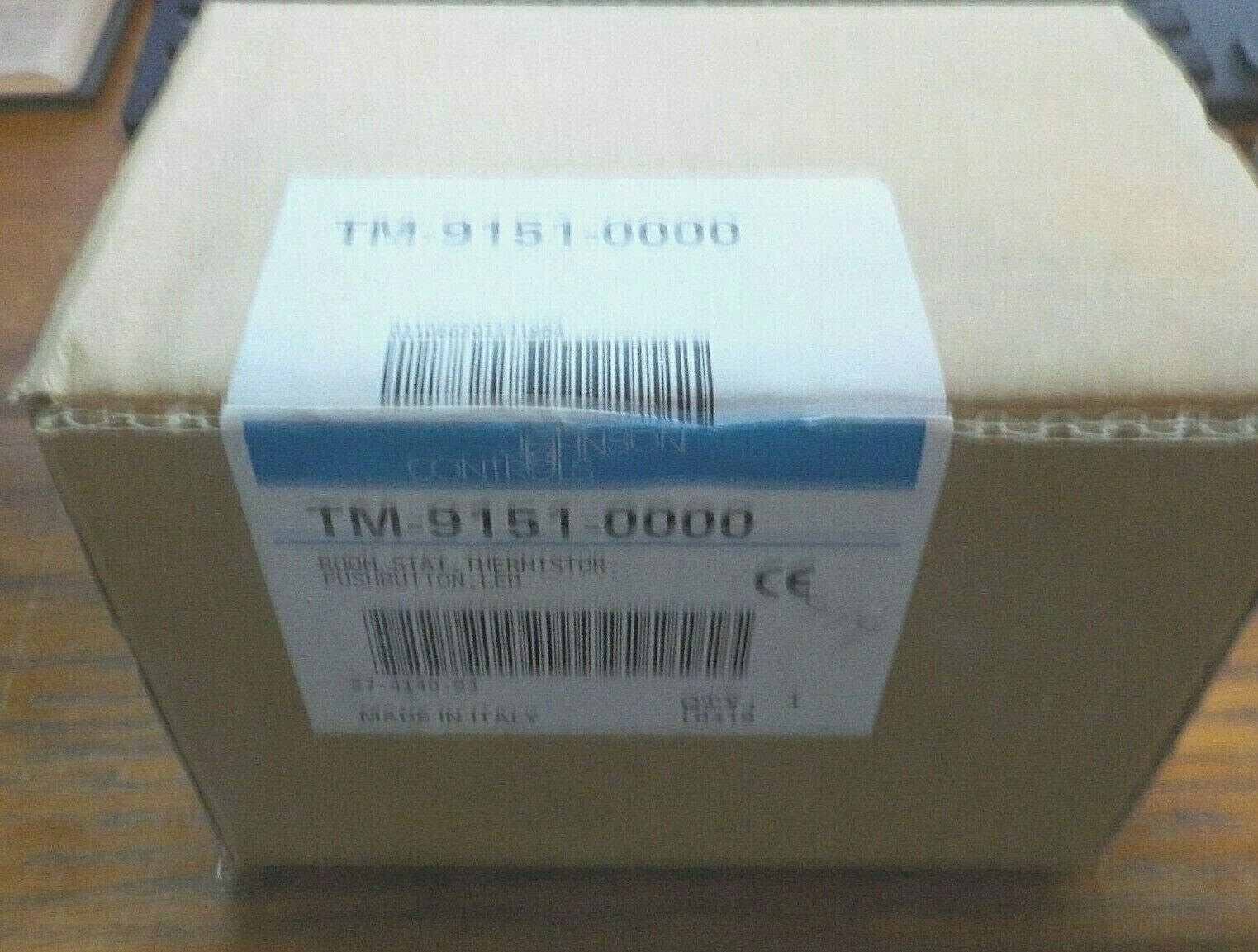 JOHNSON CONTROLS TM-9151-0000 COMMAND MODULE / ROOM SENSOR
