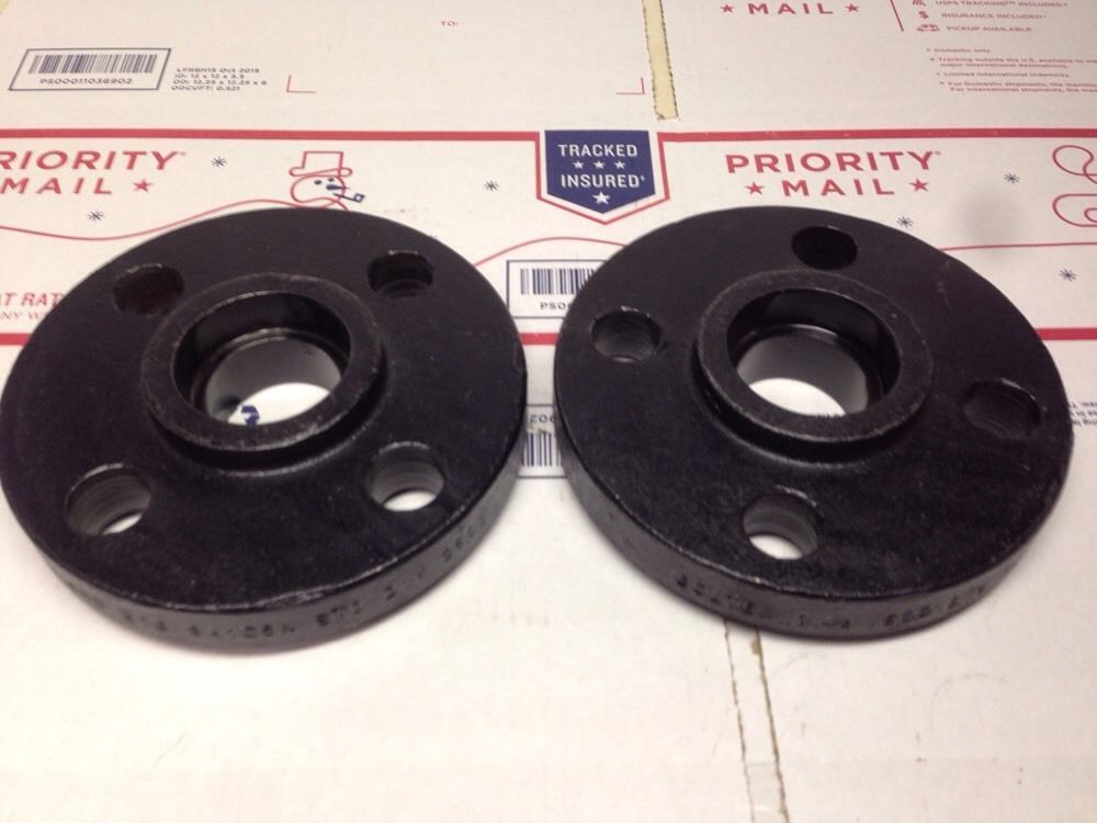 New!! Boltex 1-1/2″ 600 B16 STD SA105N Pipe Flange D1Y 0601 (Qty Of 2)