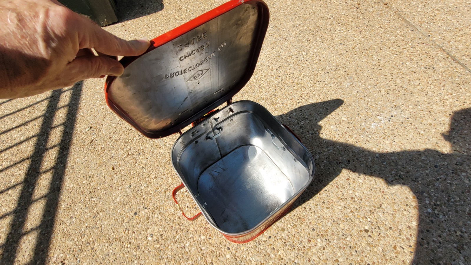 Protectoseal Chicago 1415E – Red Fire Can – Vintage