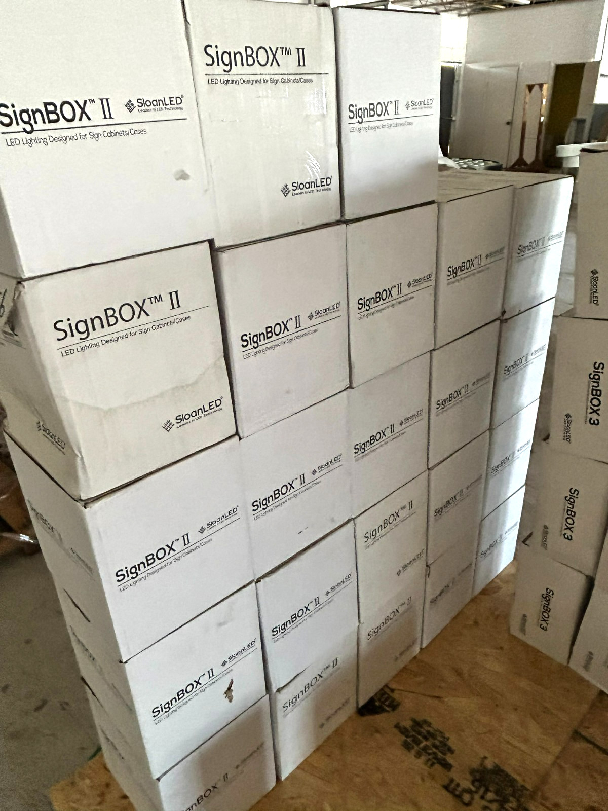 Sloan LED SignBOX II New Complete Kit Double-sided 6500K SignRayz PRO SignBOX3