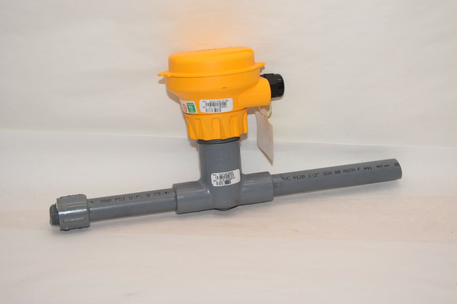 GF SIGNET 32551P012-S6 Magmeter Flow Sensor MCPV8T005F 1-1/4″- 1/2″ Tee Fitting