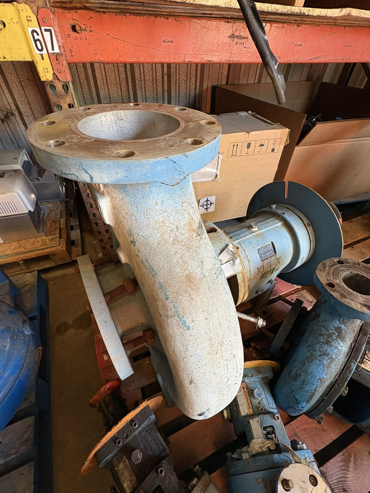 Goulds 55430 SS 6x8x15 COMPLETE PUMP INSTALLED BUT NEVER RAN