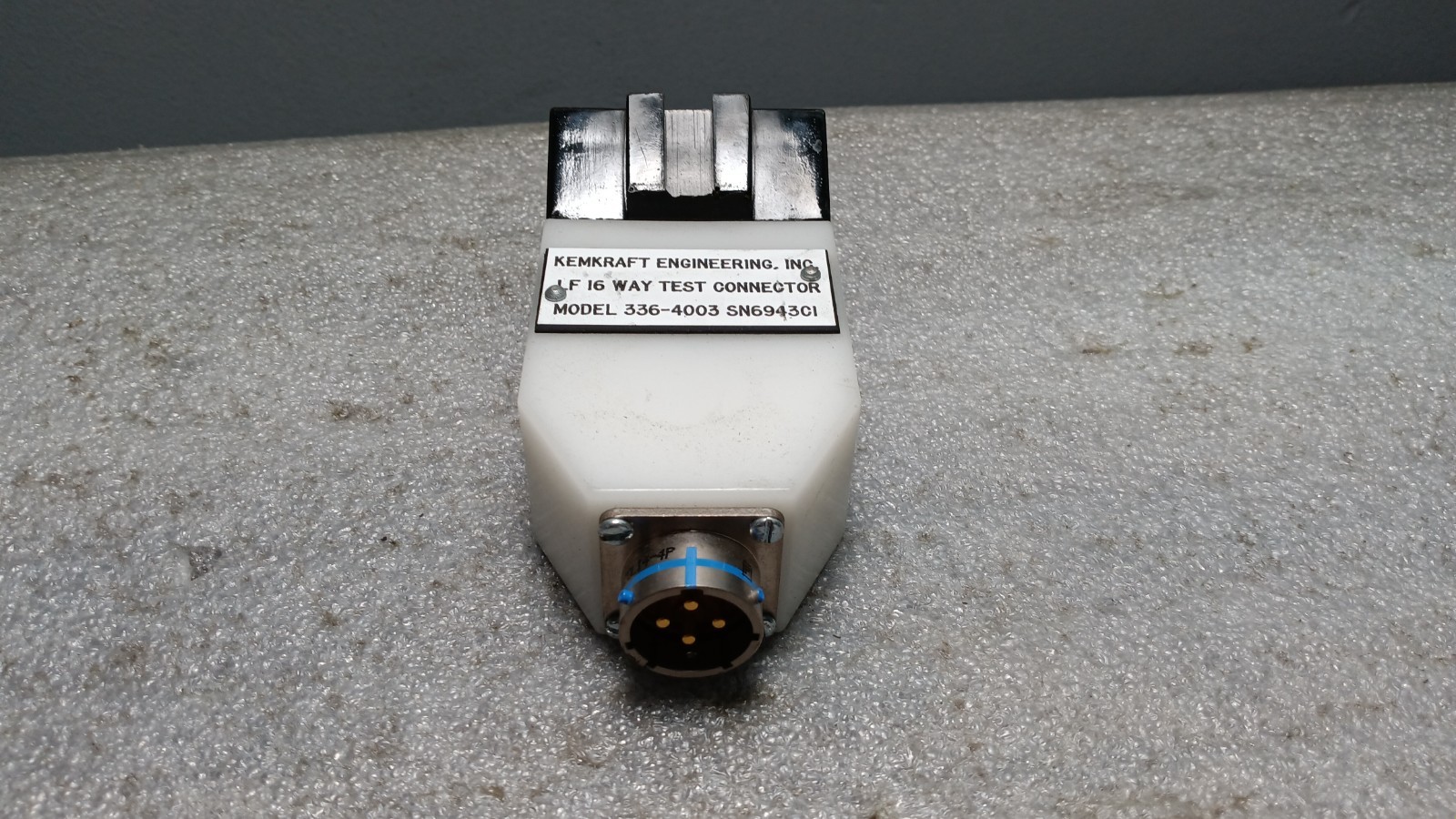 KEMKRAFT ENGINEERING CONNECTOR 336-4003 LF 16 WAY TEST