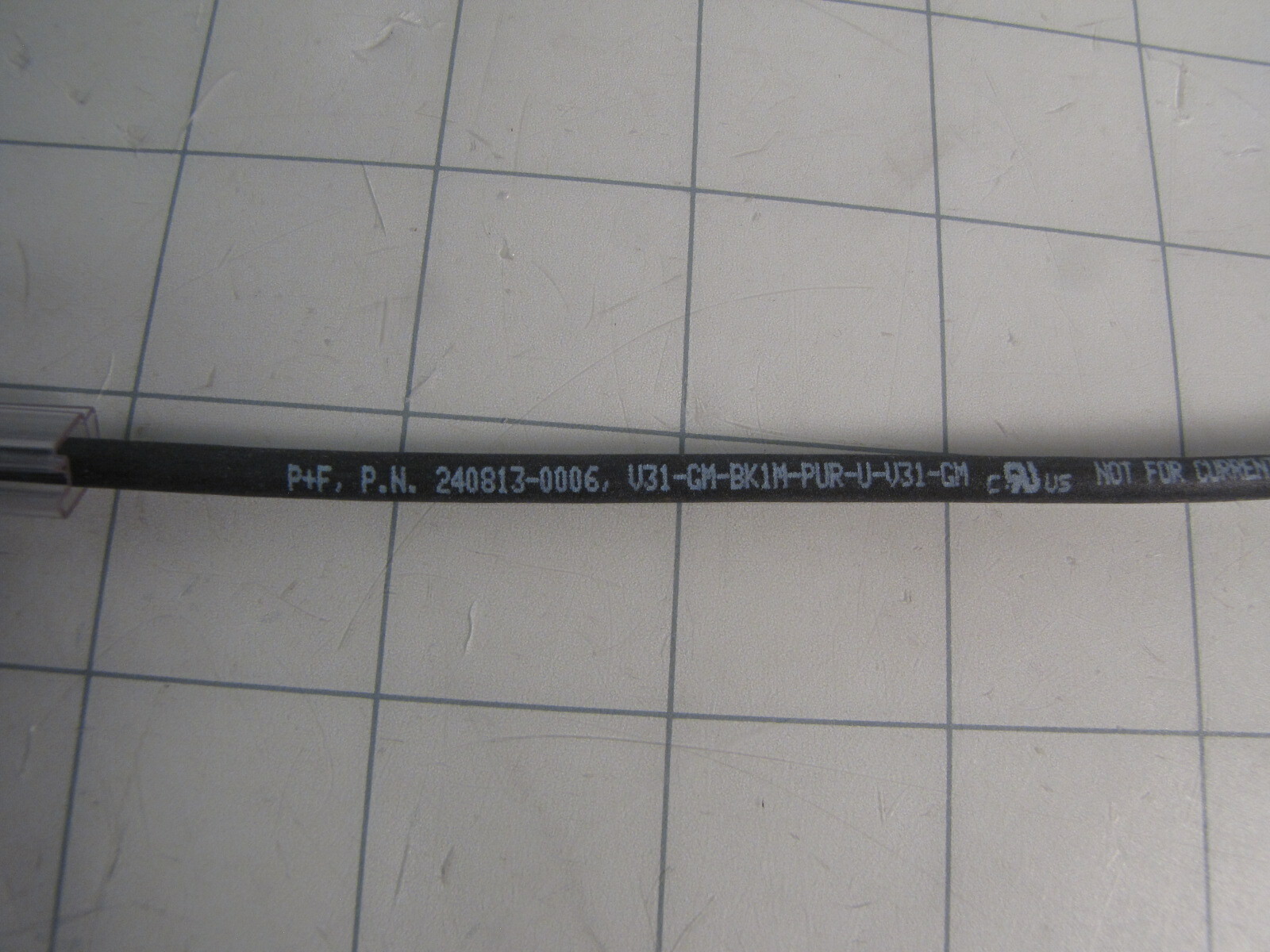 Pepperl + Fuchs 240813-0006 / V31-GM-BK1M-PUR-U-V31-GM Connector Cable NEW