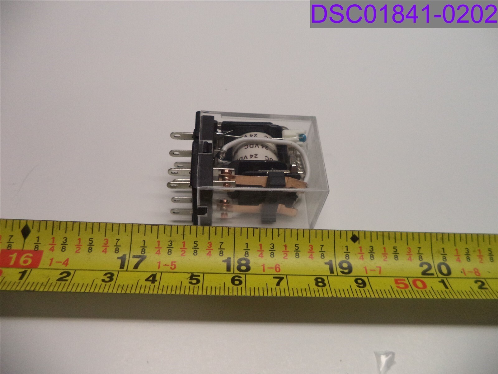 Qty= 1 Pack of 4: uxcell HH52P DC 24V Coil DPDT 2NO 2NC 8P Relay a13070300ux0651