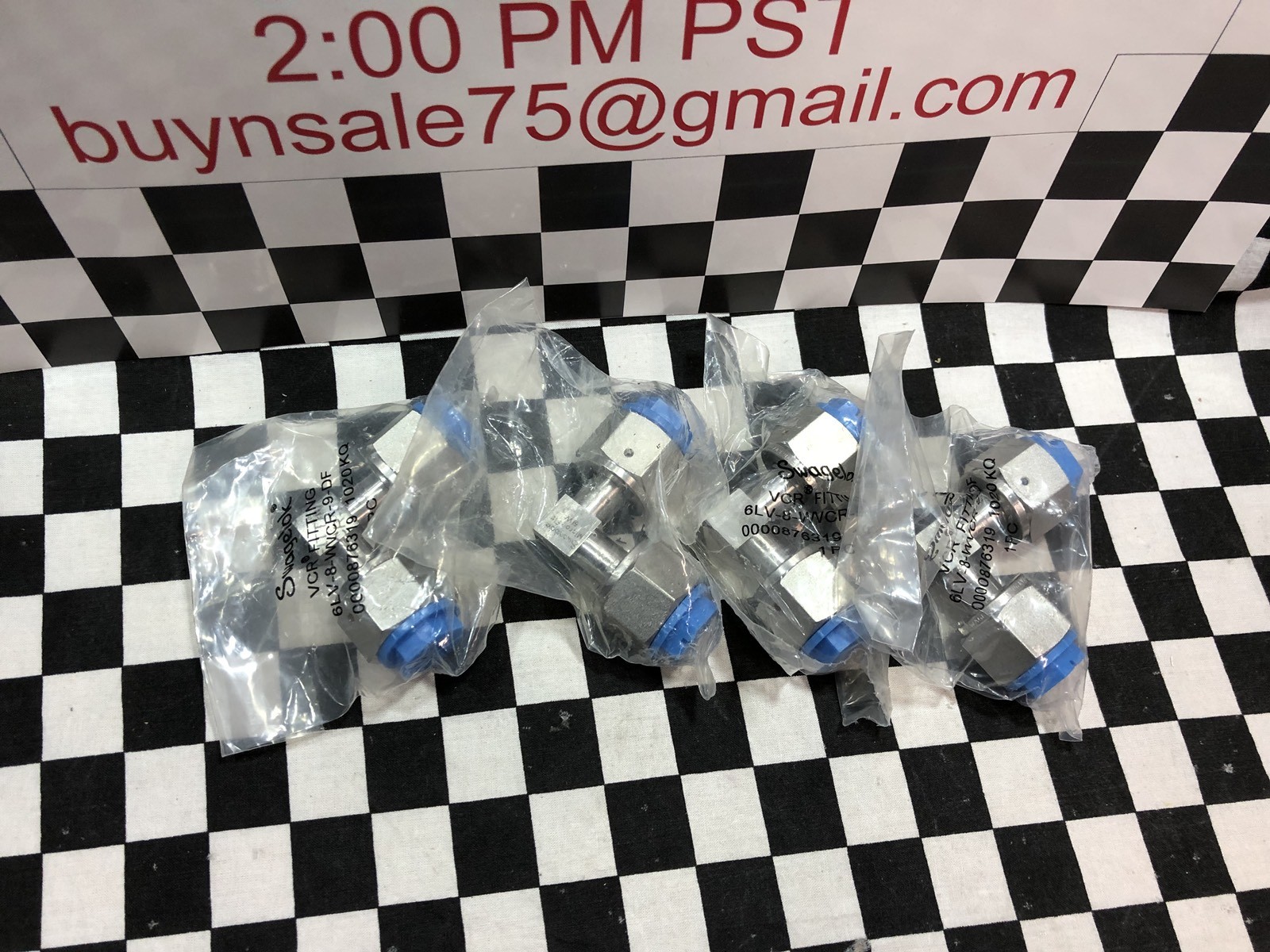 SWAGELOK 6LV-8-WVCR-9-DF, Female Elbow 1/2″ FVCR, Lot Of 5 , SHIPSAMEDAY#125X