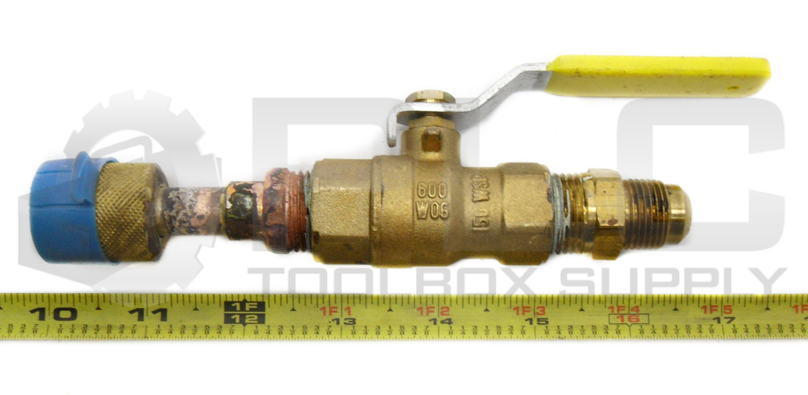 SIRAL LUMEZZANE BALL VALVE, 600WOG, 150WSP, 1/2″ MALE FLARE TO 1/2″ FEMALE