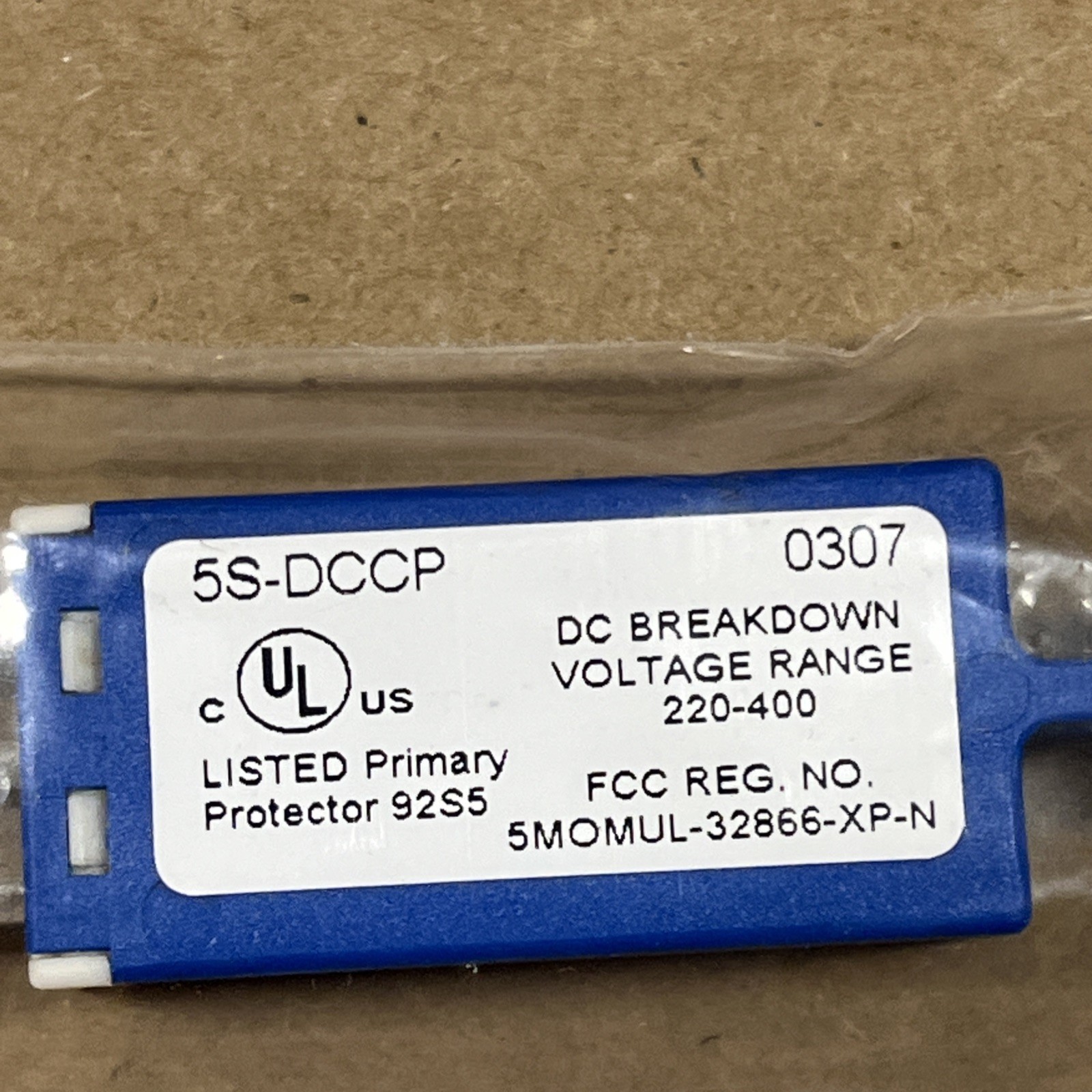 OneAC 5C-DCCP Blue Telephone Communication Line Protector Online 5-S 220-400v