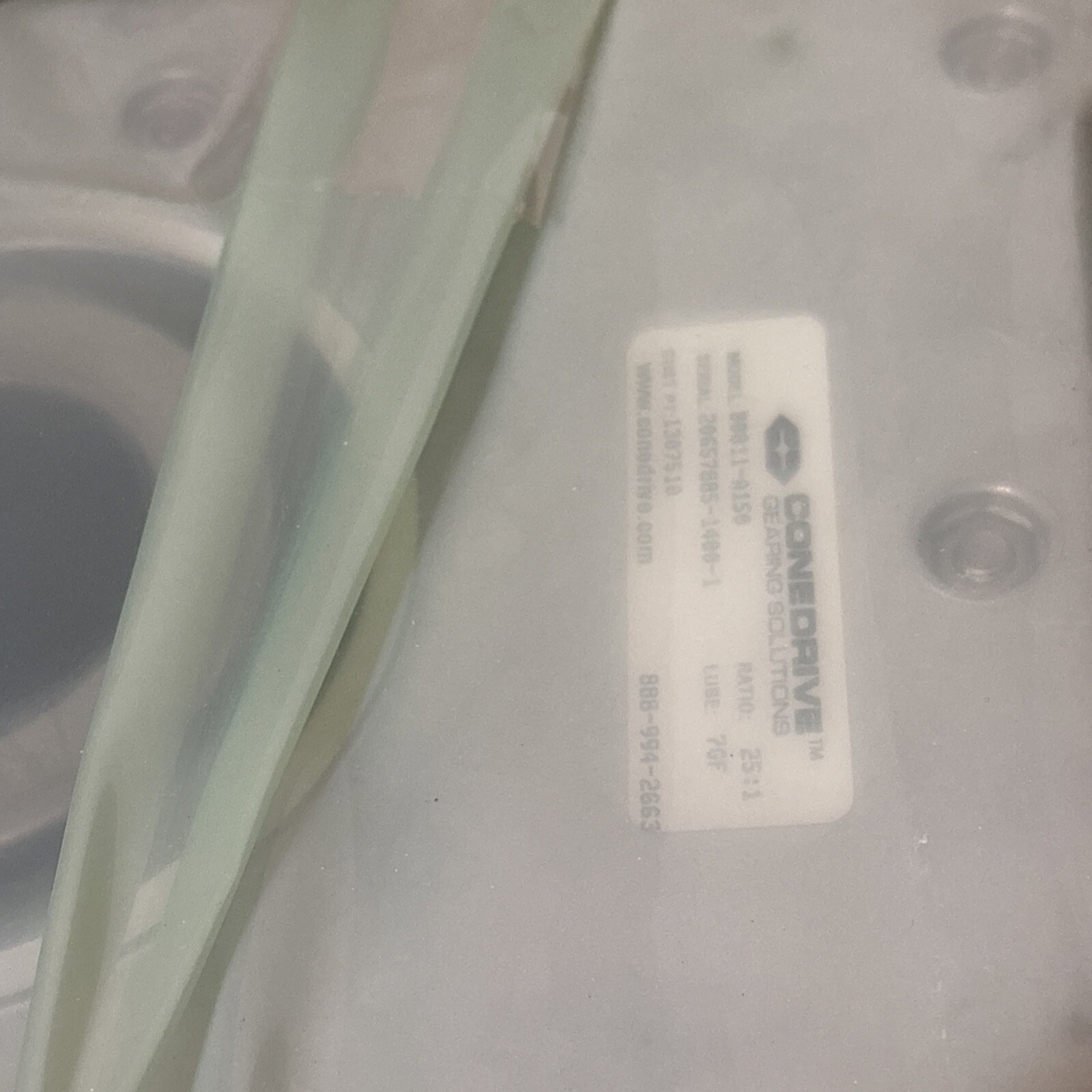 CONE DRIVE B0811-A150, B081125.WAAT1-Z, Stainless Hardware Nickel Plated 25:1