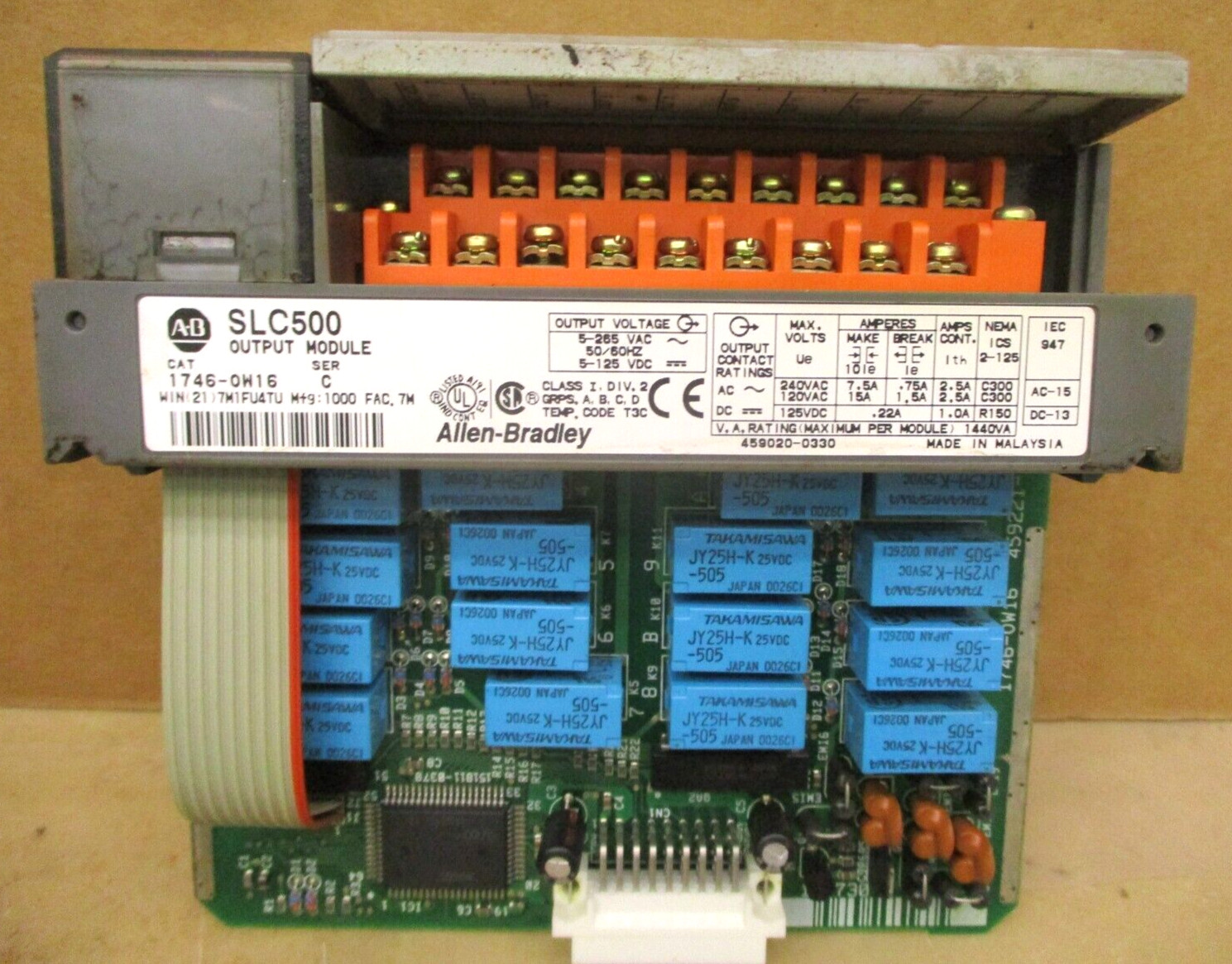 Allen-Bradley SLC 500 1746-P3 SLC 5/04 CPU 1747-L542 48662GN