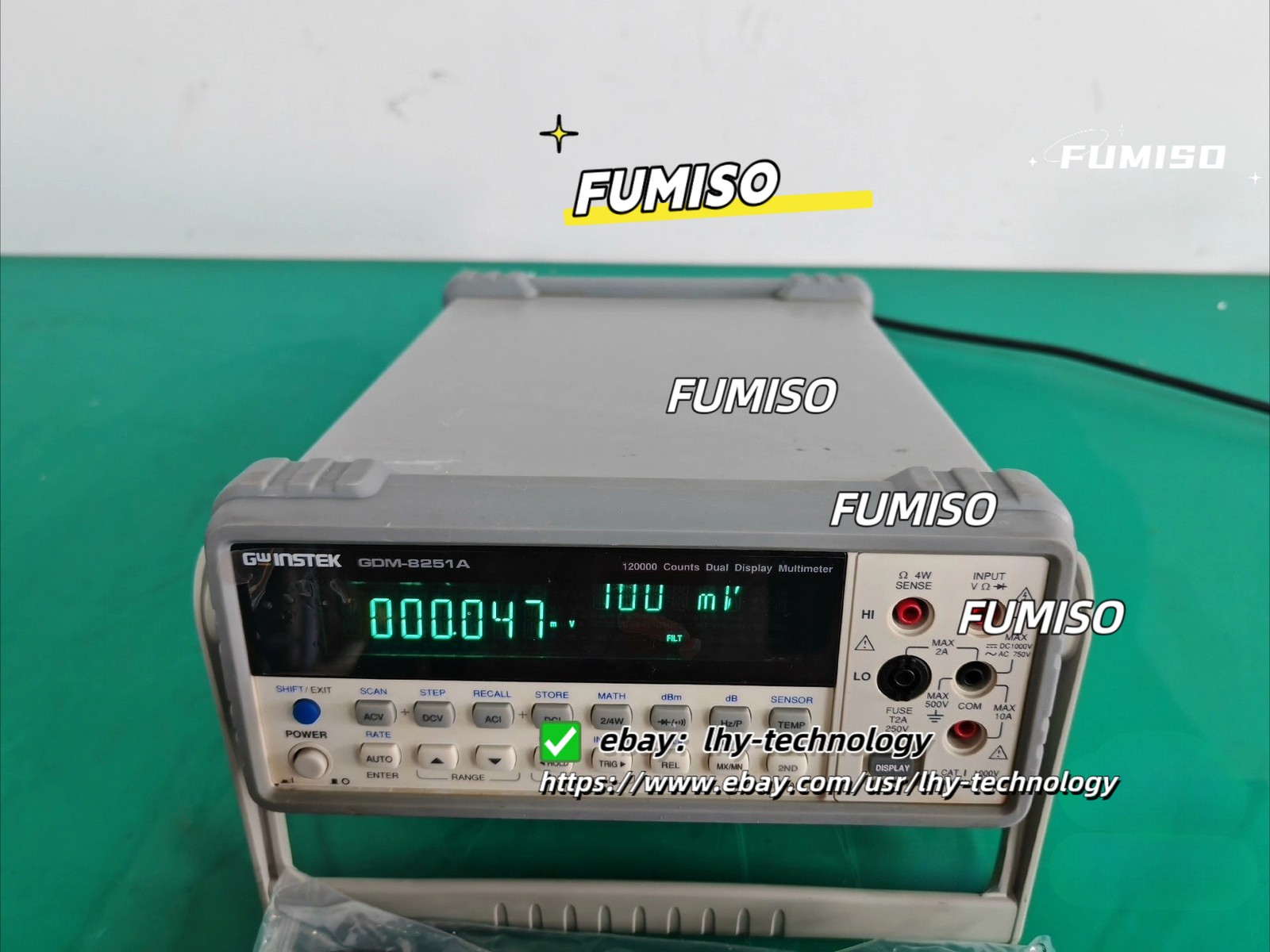 1PCS GW Instek GDM-8251A GDM8251A Dual Display Multimeter&lh