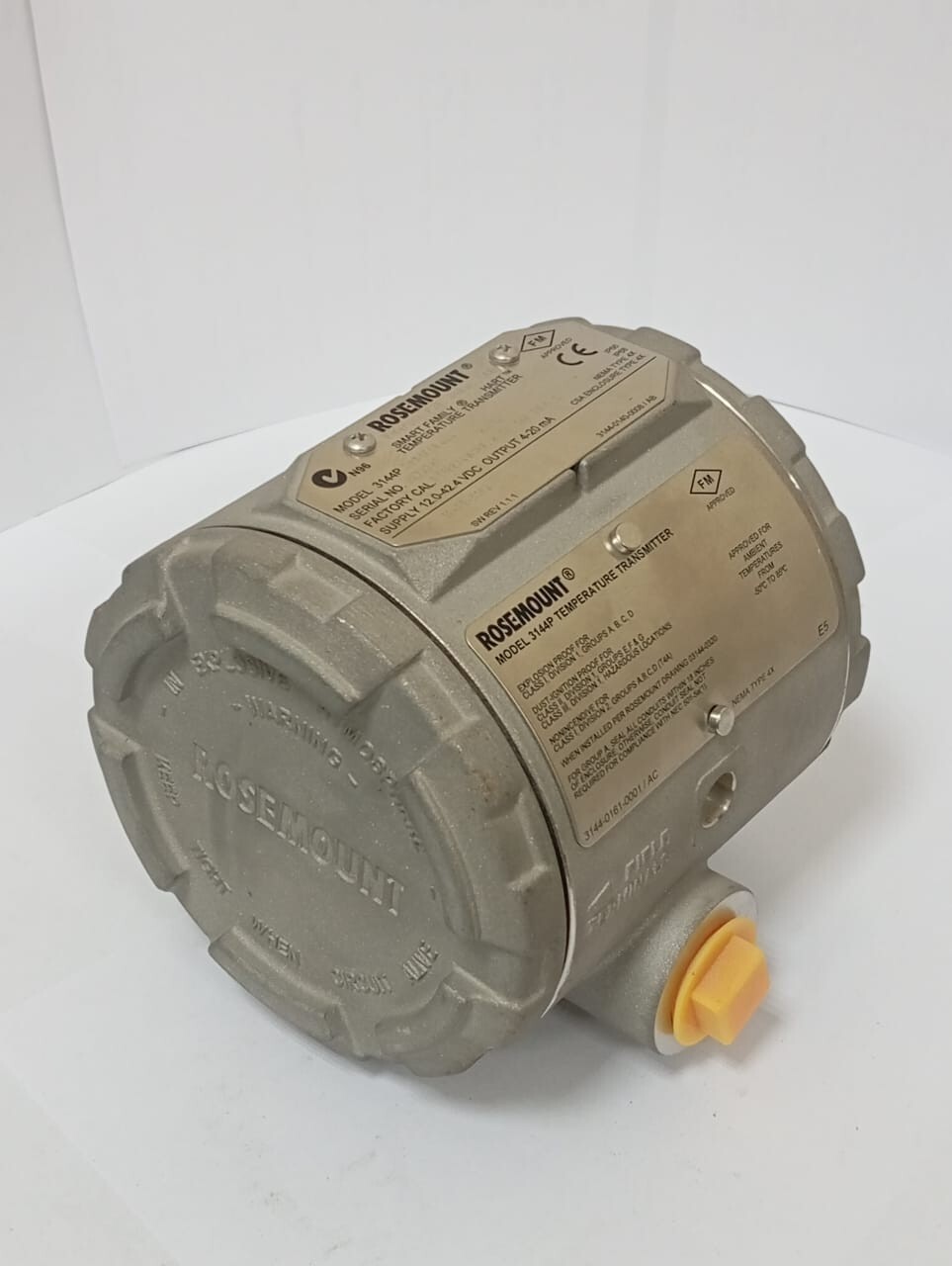 Rosemount / HART Temperature Transmitter / 3144P / PT100, 4 Wire, 0 to 100 Deg C