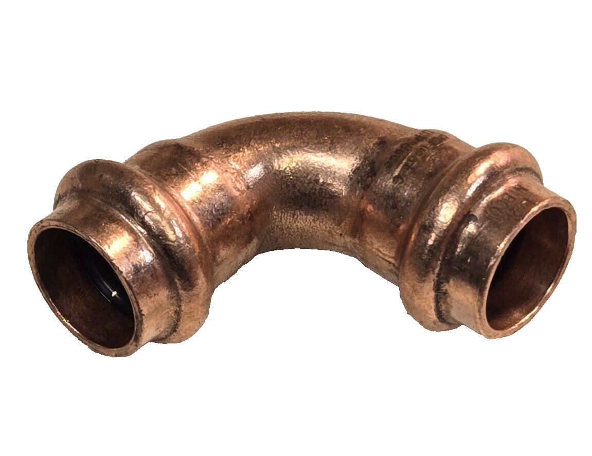 Nibco 1/2″ x 1/2″, Press x Press, 90° Elbow, Wrot Copper
