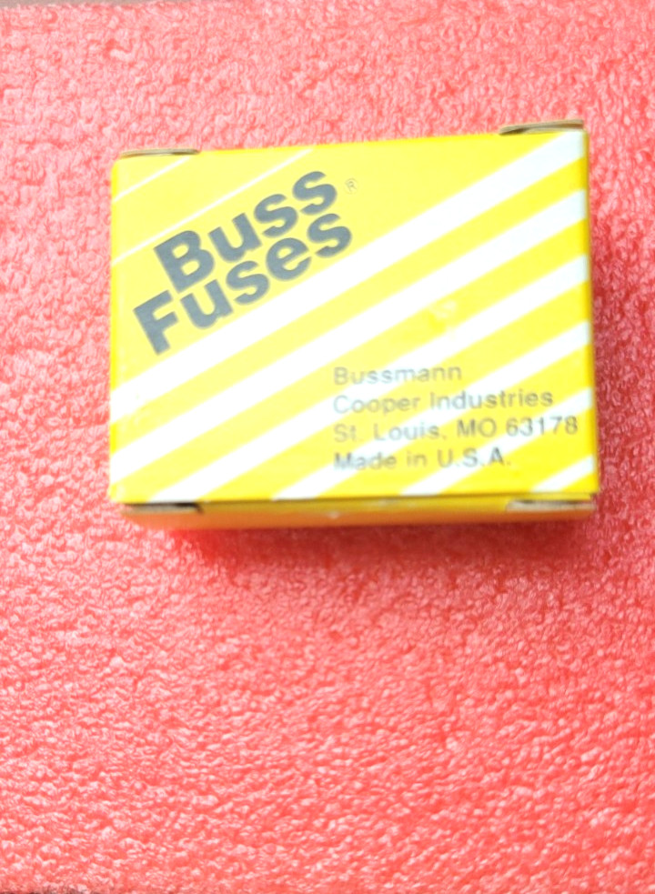BUSS FUSE BAF-1 NEW 10/BOX UL-CSA FAST ACTING 1 AMP-250V FREE SHIPPING USA