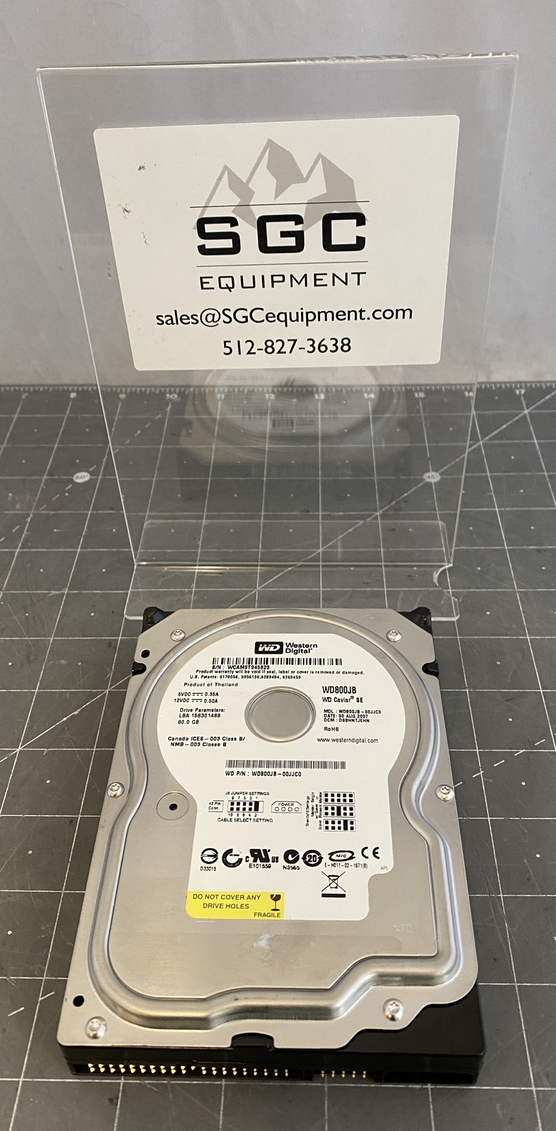 Western Digital WD Caviar SE Hard Drive PN: WD800JB