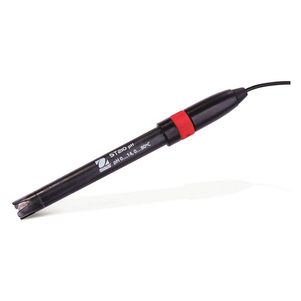 OHAUS ST210 Electrode,pH,Plastic,120mm L 45MJ25