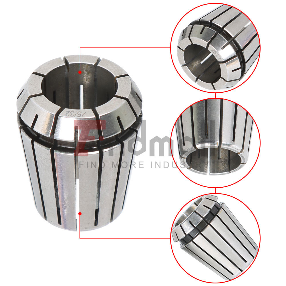 For CNC engraving machines 25 pcs 1/16-3/4 inch bracket spring collets suitable