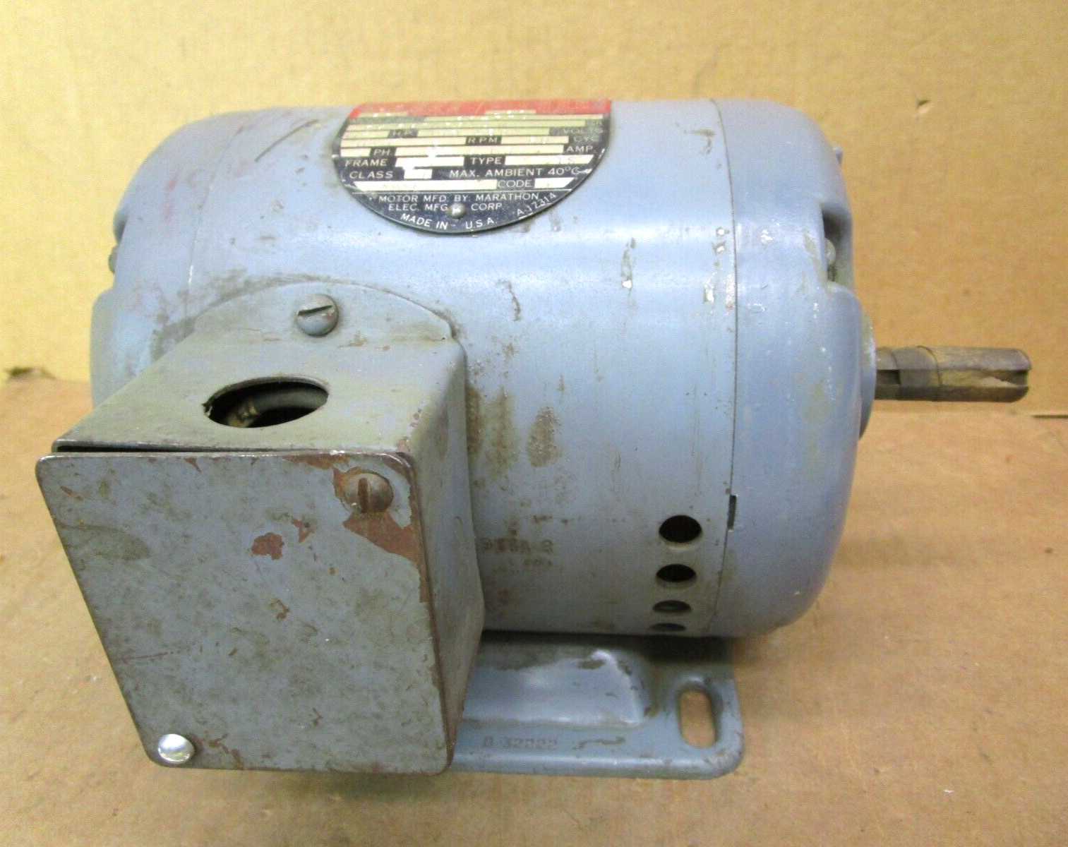 Rockwell 66-379 Electric Motor 1/2 HP 1140 RPM 230/460 Volts 51126LR