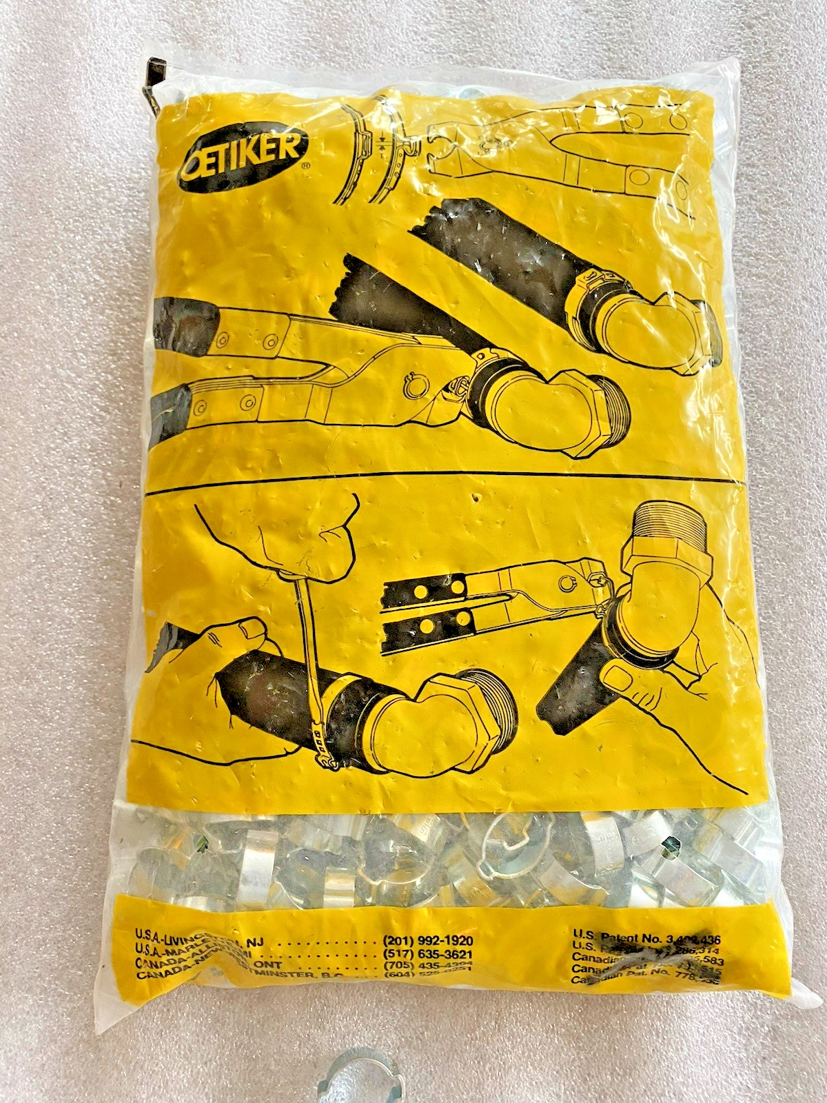 NOS Oetiker 1518 2-EAR 5/8″ CLAMP (Bag of 500pcs) *FREE SHIPPING*
