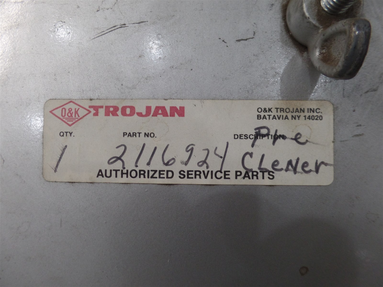 GENUINE TROJAN O&K 10211692400 PRECLEANER, TEREX 10-211692400, 211692400 NOS