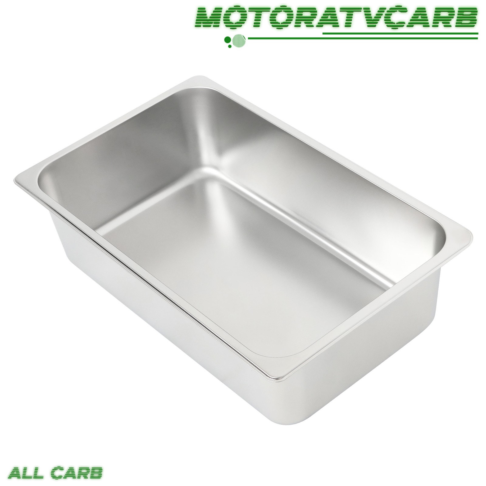 ALL-CARB 6× 6″ Deep Full Size Pans Catering Storage Metal Steamer Catering Trays