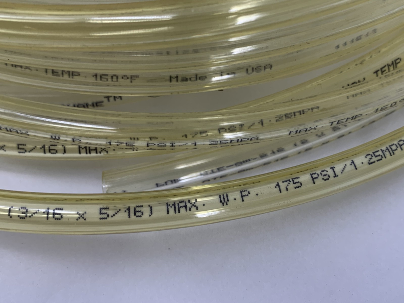 ATP 111513 Surethane Polyurethane Plastic Tubing PUR 8m OD x 3/16″ ID 100 feet