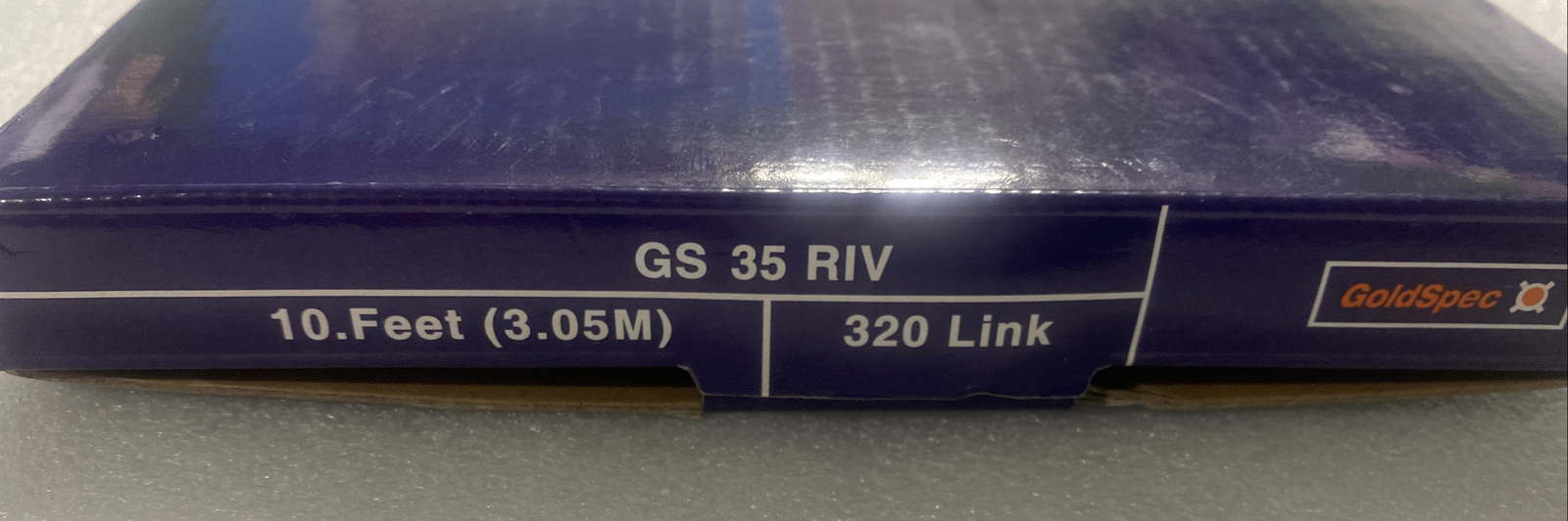 Goldspec GS 35 RIV Roller Chain GS 35 3/8″ Pitch ANSI 10 Feet. Free US Priority