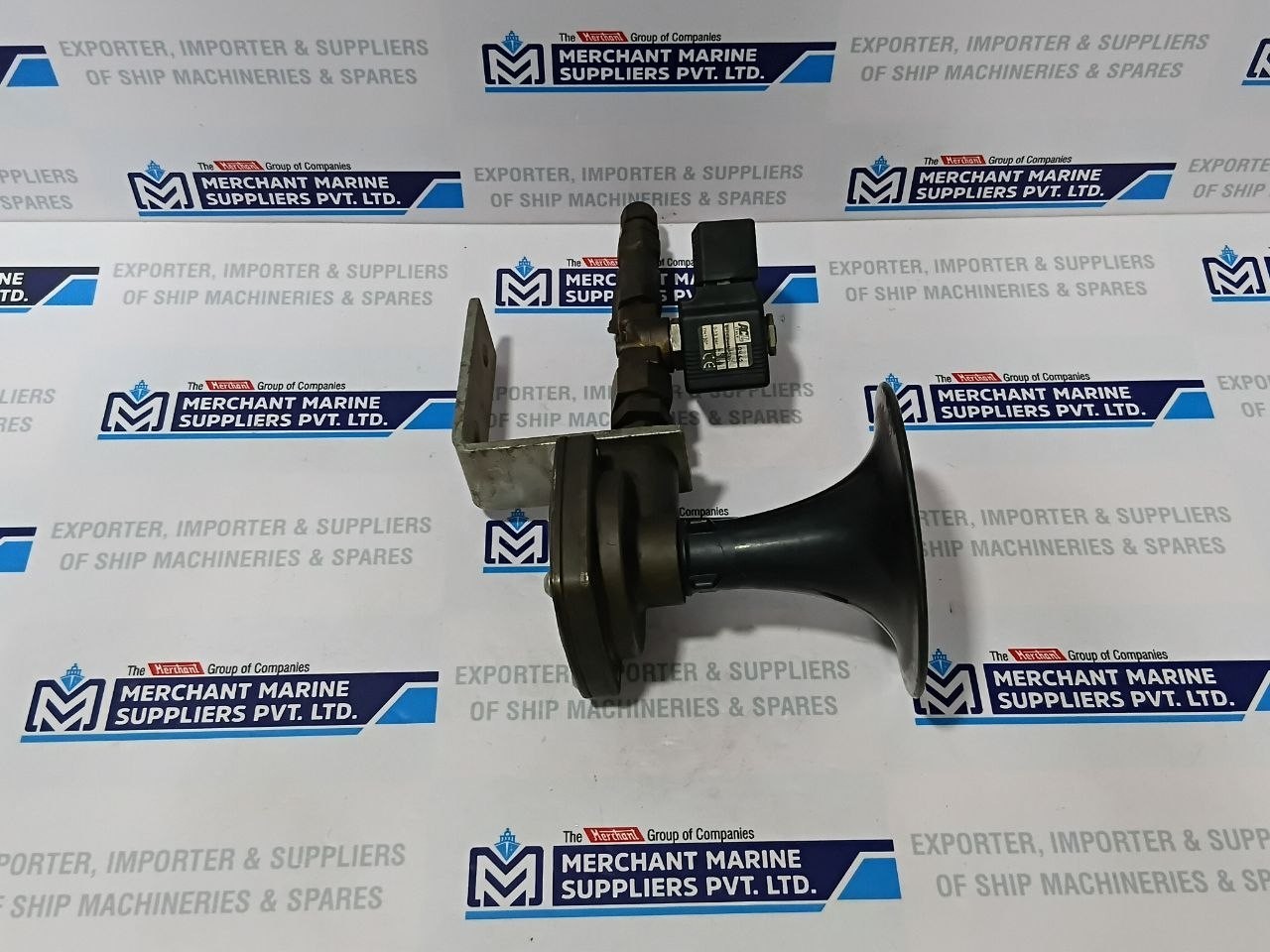 Kockum Sonics Tyfon MKT 75/800 Air horn With Solenoid Coil 24VDC Sweden