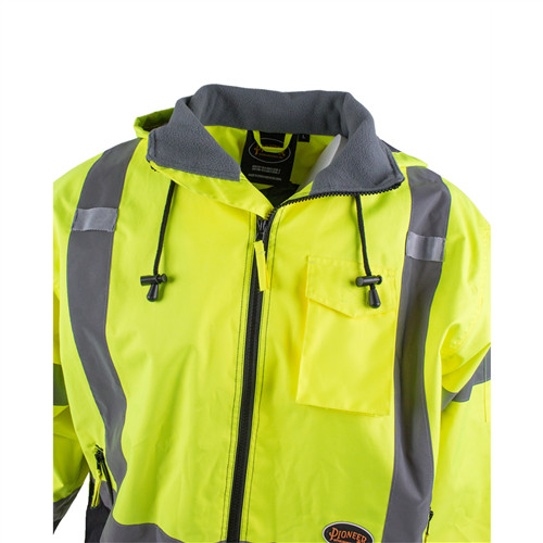 Pioneer V1130460U-M 2-in-1 Bomber Jacket Hi-Vis Yellow/Green Medium