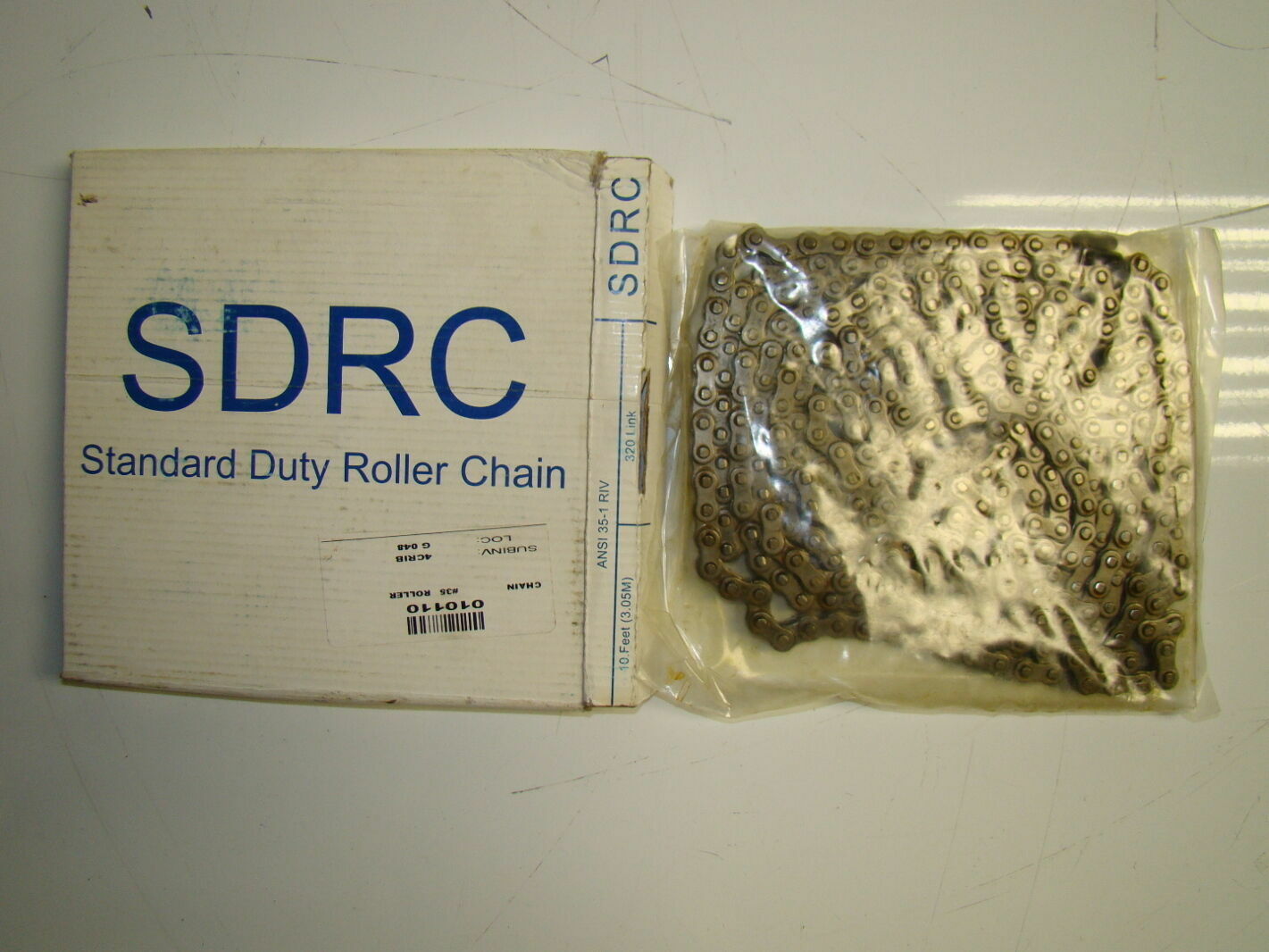 Standard Duty Roller Chain 10 FT 35-1RIV