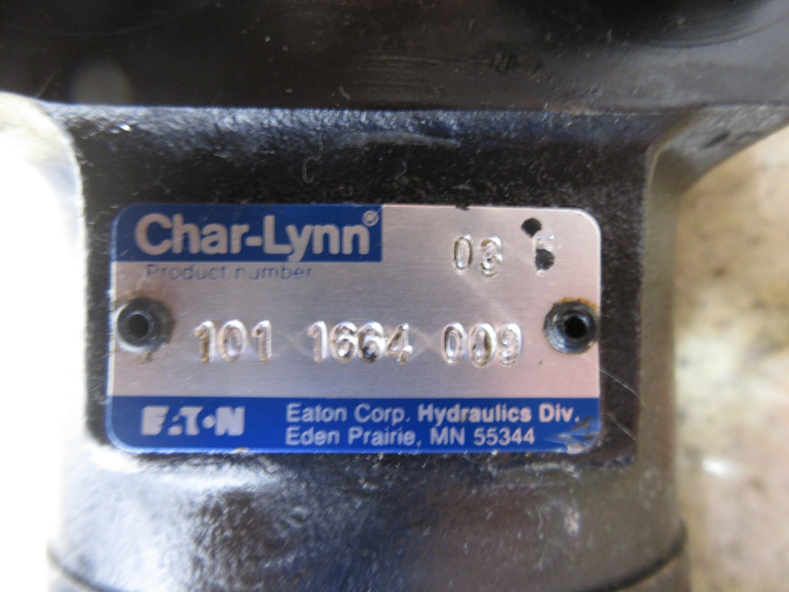 EATON CHAR-LYNN 101 1664 009 HIGH TORQUE GEROTOR SPOOL MOTOR