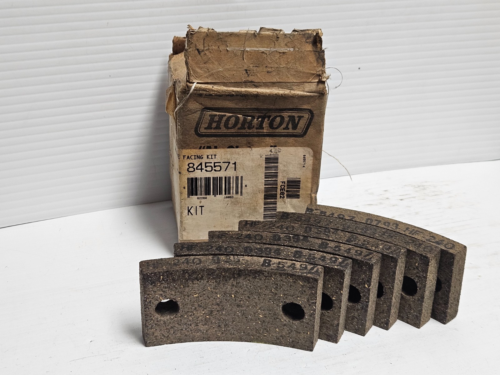 Horton 12K Brake Facing Kit 845571 B5497 HF-240 New