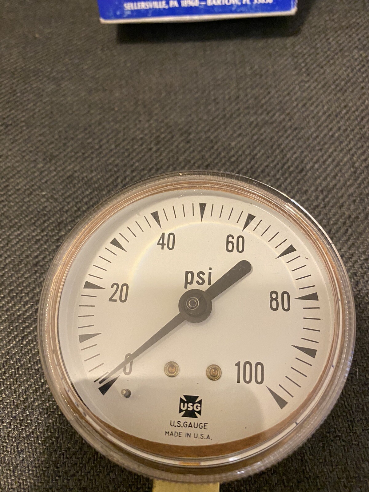 NEW AMETEK USG 0-100 PSI PRESSURE GUAGE 1078F36A02