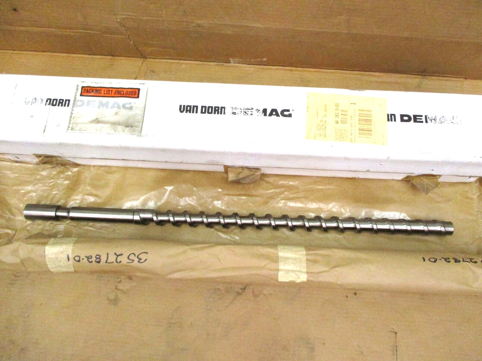 New Open Box Van Dorn Demag 35MM Screw UDDC 352782-01 A5255WVS