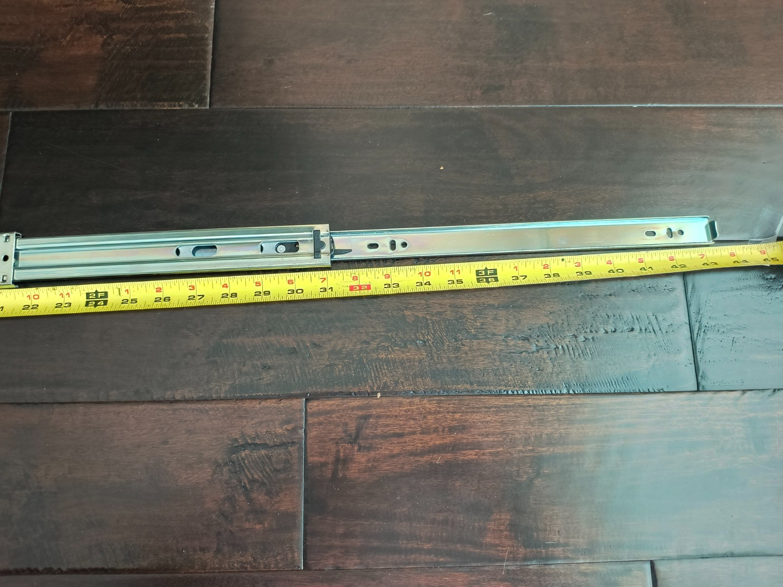 (Qty 2) Drawer Rail/ Slide with ball bearing 21-1/2″ closed; 43 1/4″ open/extend