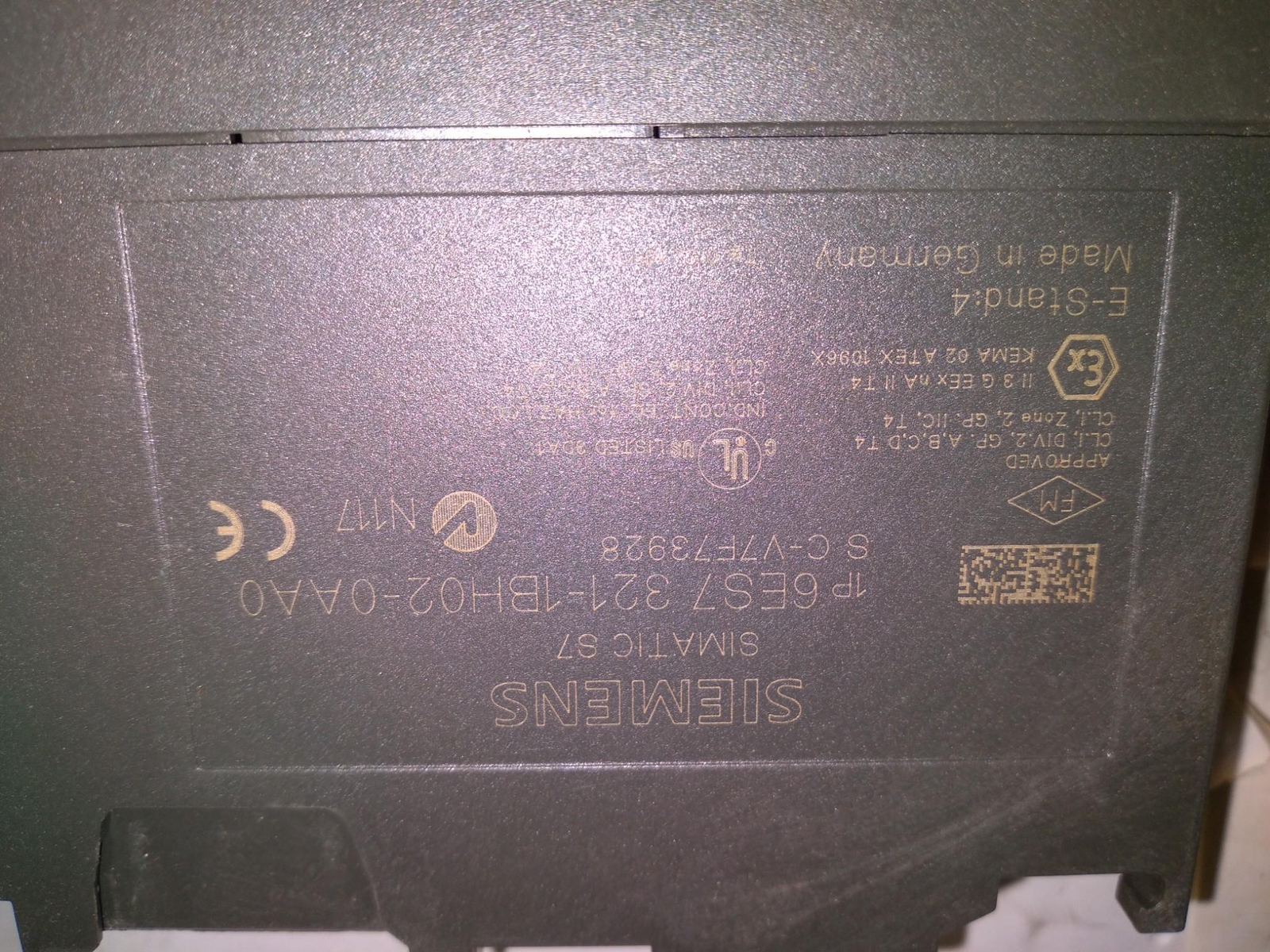 SIEMENS SIMATIC S7 6ES7 321-1BH02-0AA0