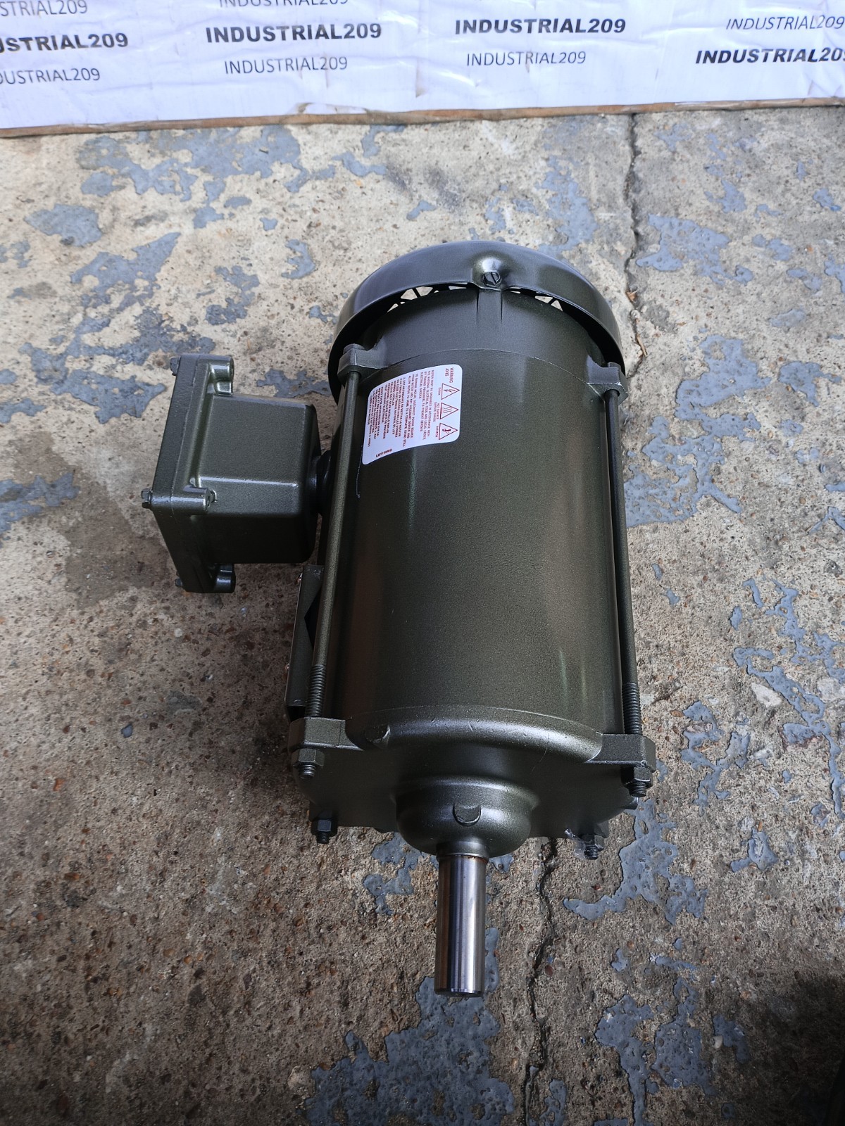 2 1.5HP BALDOR EM7037T MOTOR PH 3 FR:145T 230/460/190/320 VOLTS