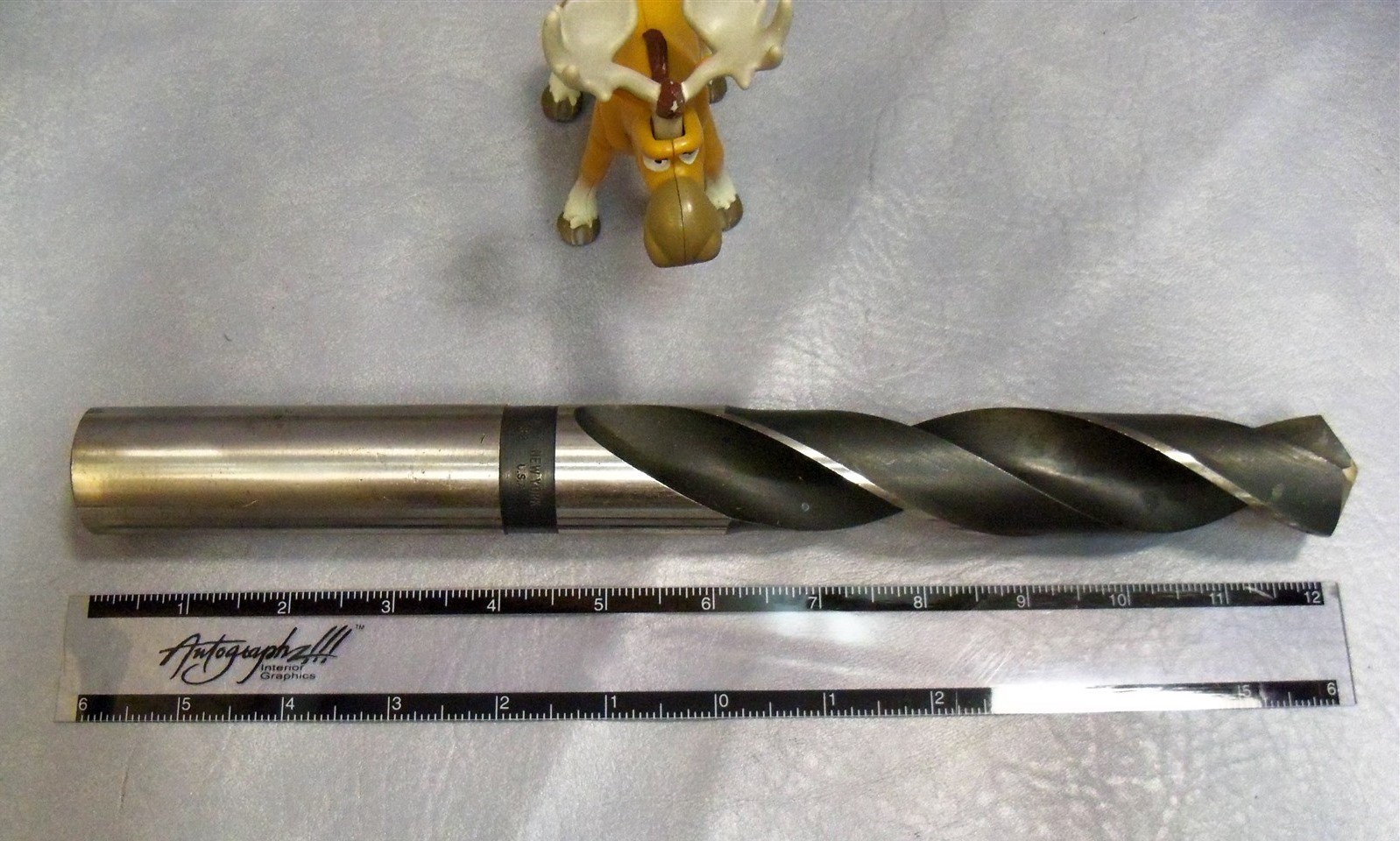 HS 1-7/32″ Carbide High Speed Taper Length Drill Bit Shank 12″ Long
