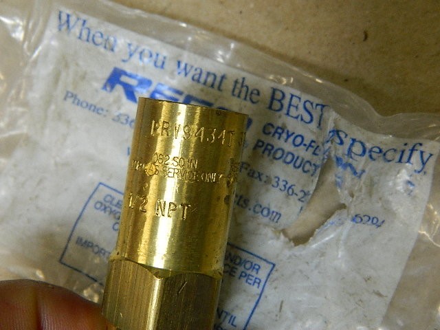 Rego 1″ Brass Tank Connector PRV9434T Pneumatic Pressure Relief Valve 6pcs NEW